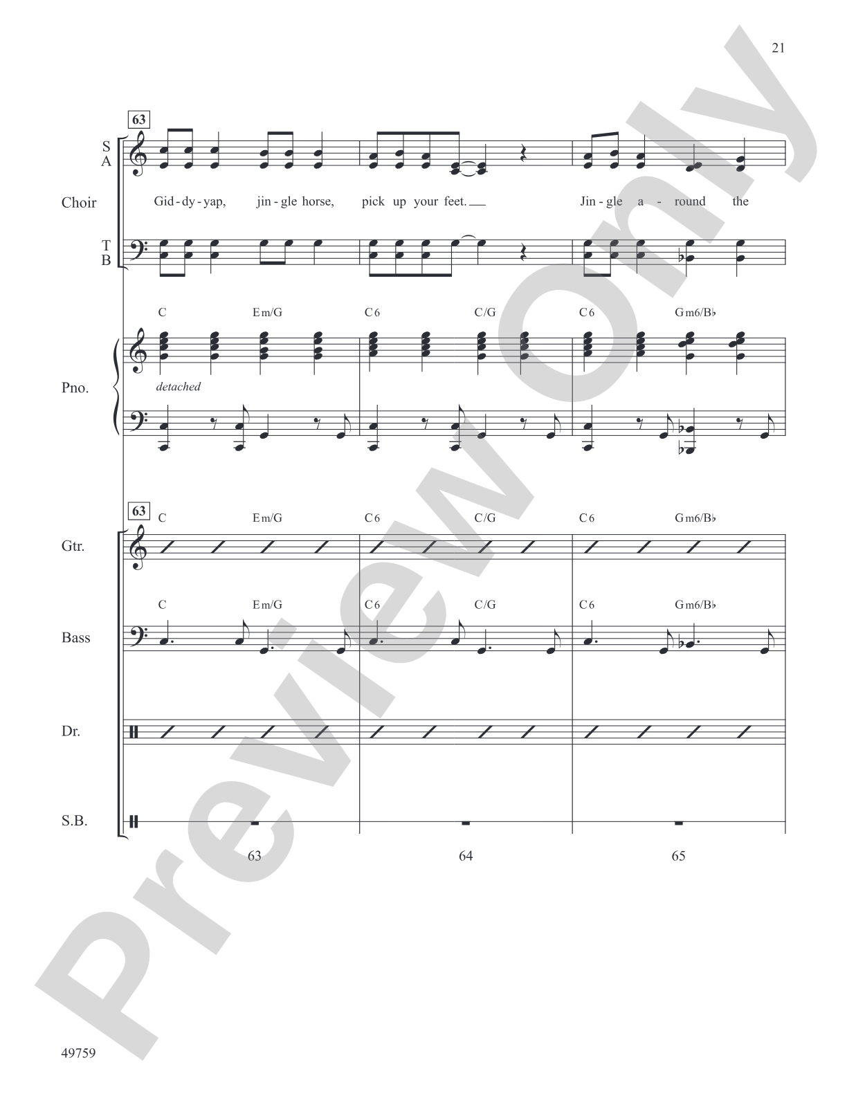 Rockin' Around the Christmas Tree with Jingle Bell Rock: Choral SoundPax