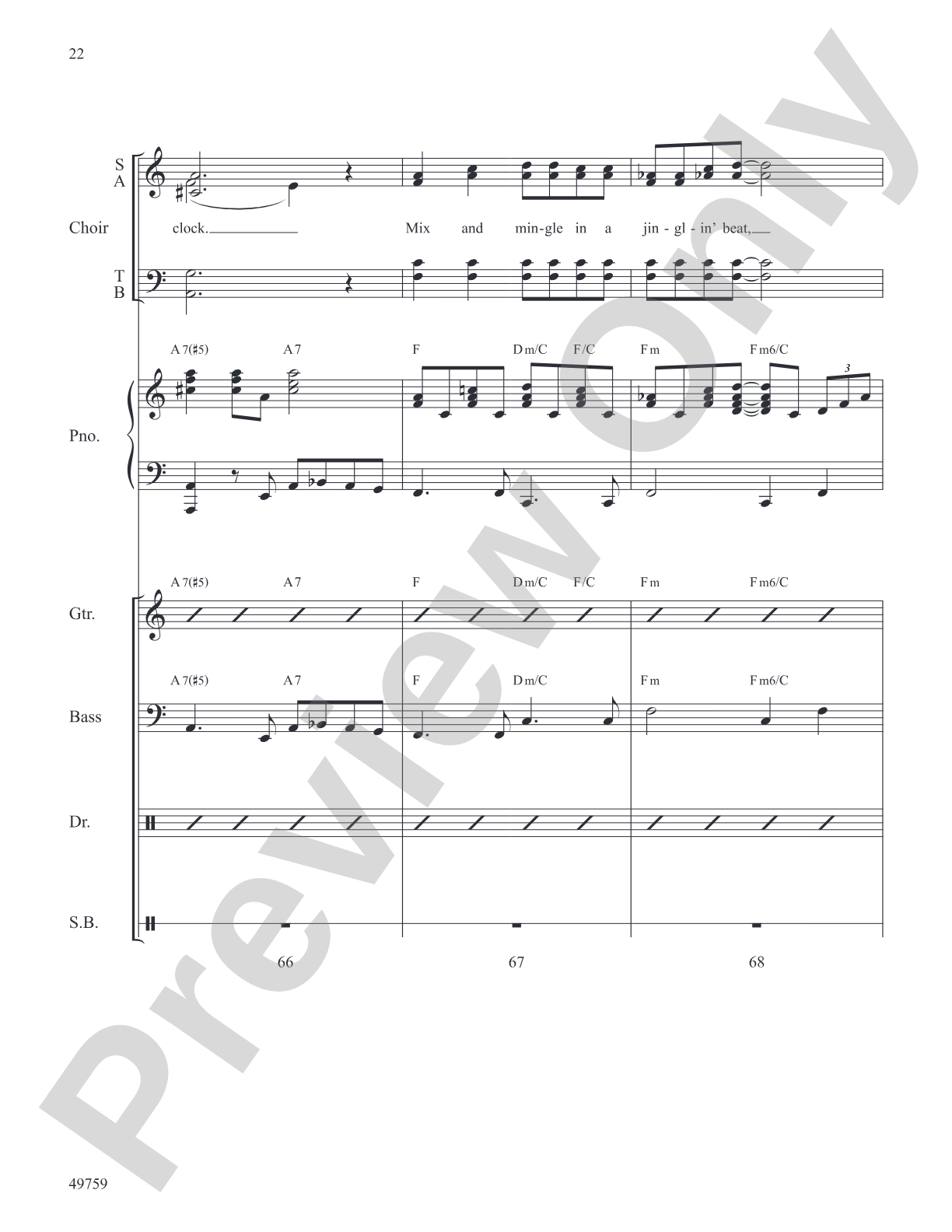 Rockin' Around the Christmas Tree with Jingle Bell Rock: Choral SoundPax