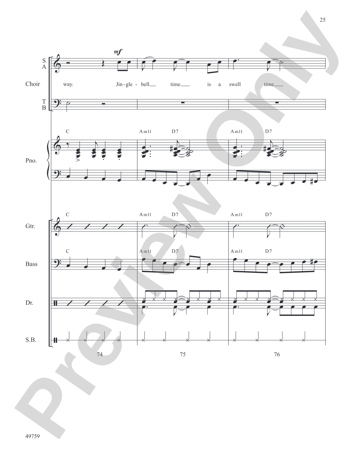 Rockin' Around the Christmas Tree with Jingle Bell Rock: Choral SoundPax