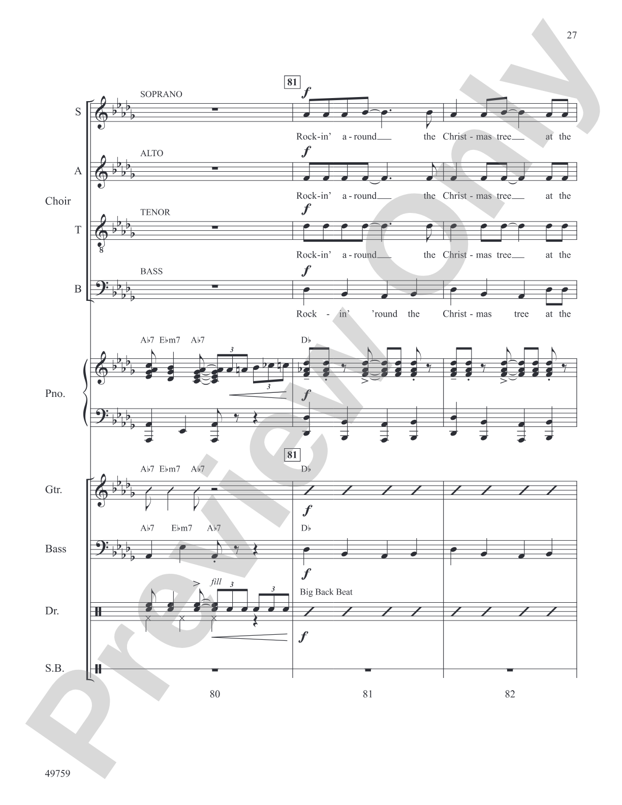 Rockin' Around the Christmas Tree with Jingle Bell Rock: Choral SoundPax