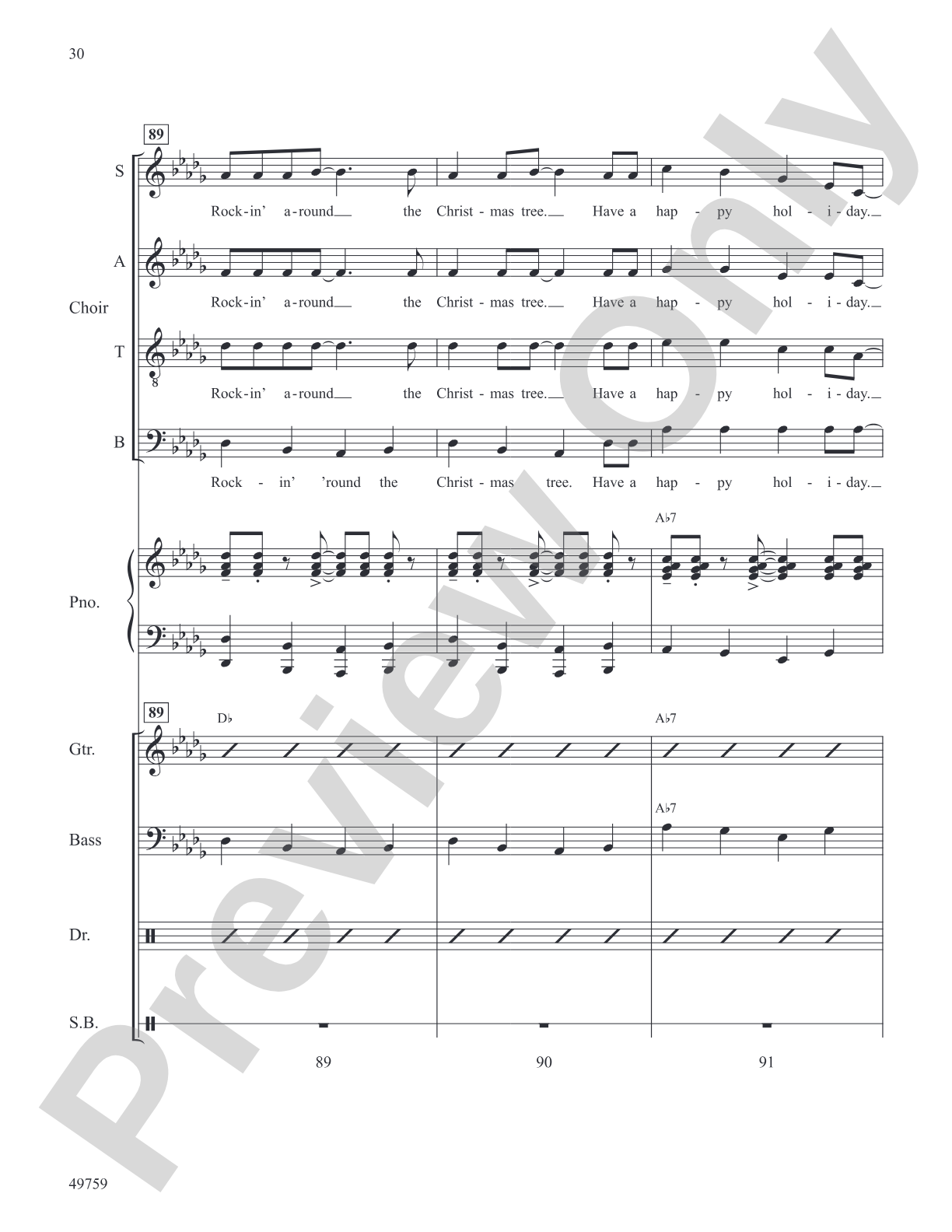 Rockin' Around the Christmas Tree with Jingle Bell Rock: Choral SoundPax