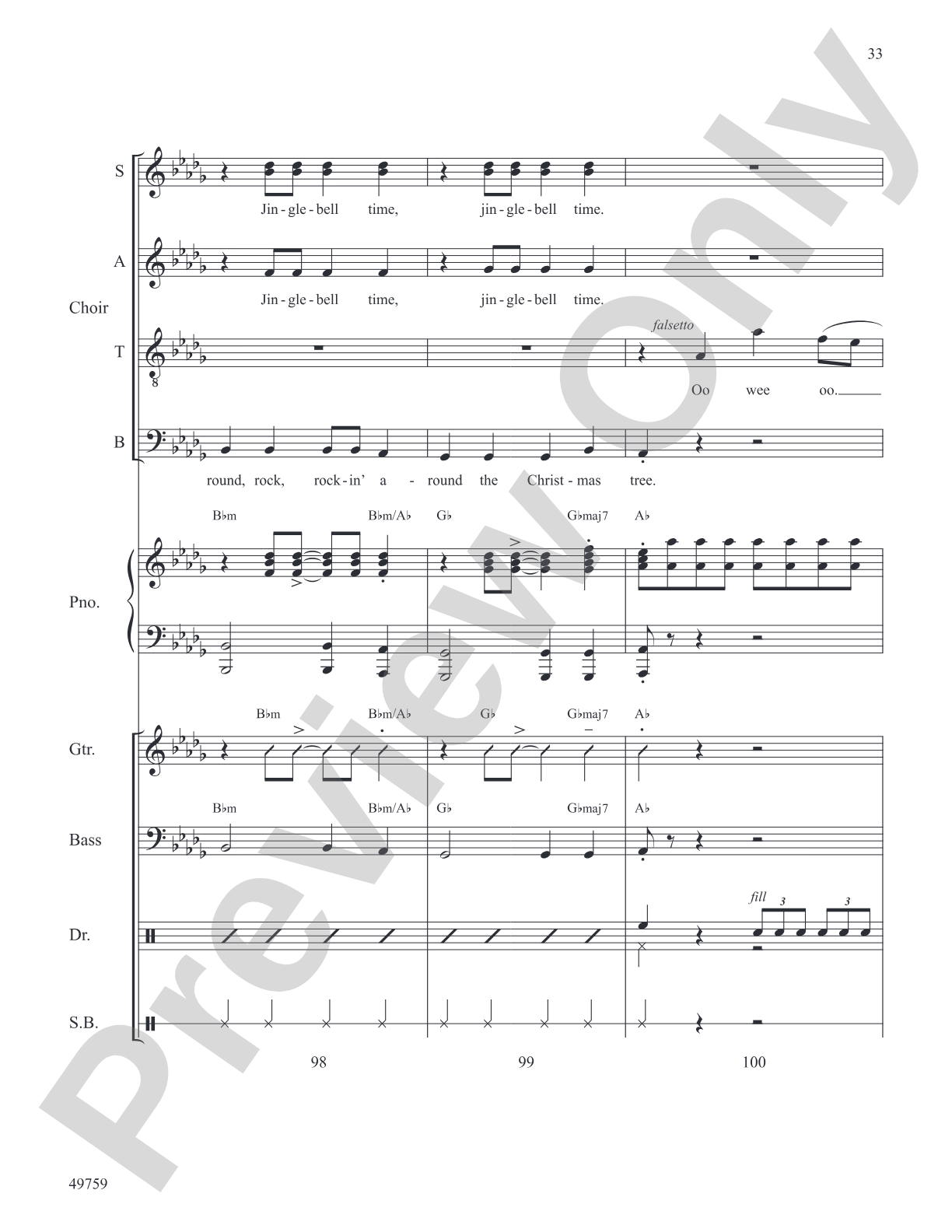 Rockin' Around the Christmas Tree with Jingle Bell Rock: Choral SoundPax