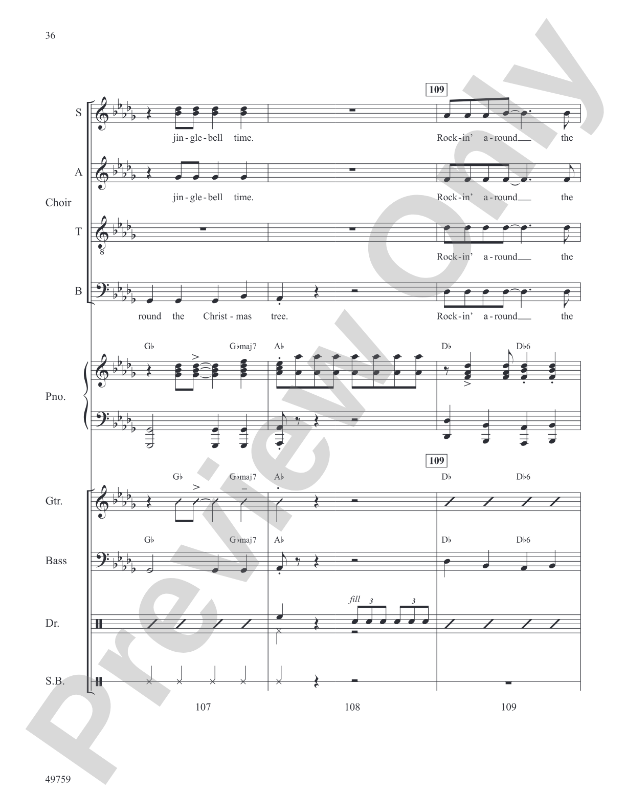 Rockin' Around the Christmas Tree with Jingle Bell Rock: Choral SoundPax