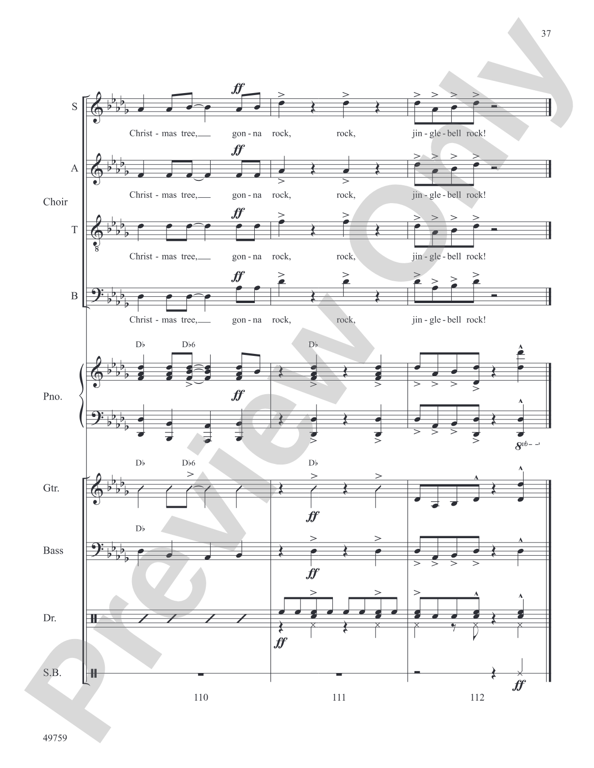 Rockin' Around the Christmas Tree with Jingle Bell Rock: Choral SoundPax