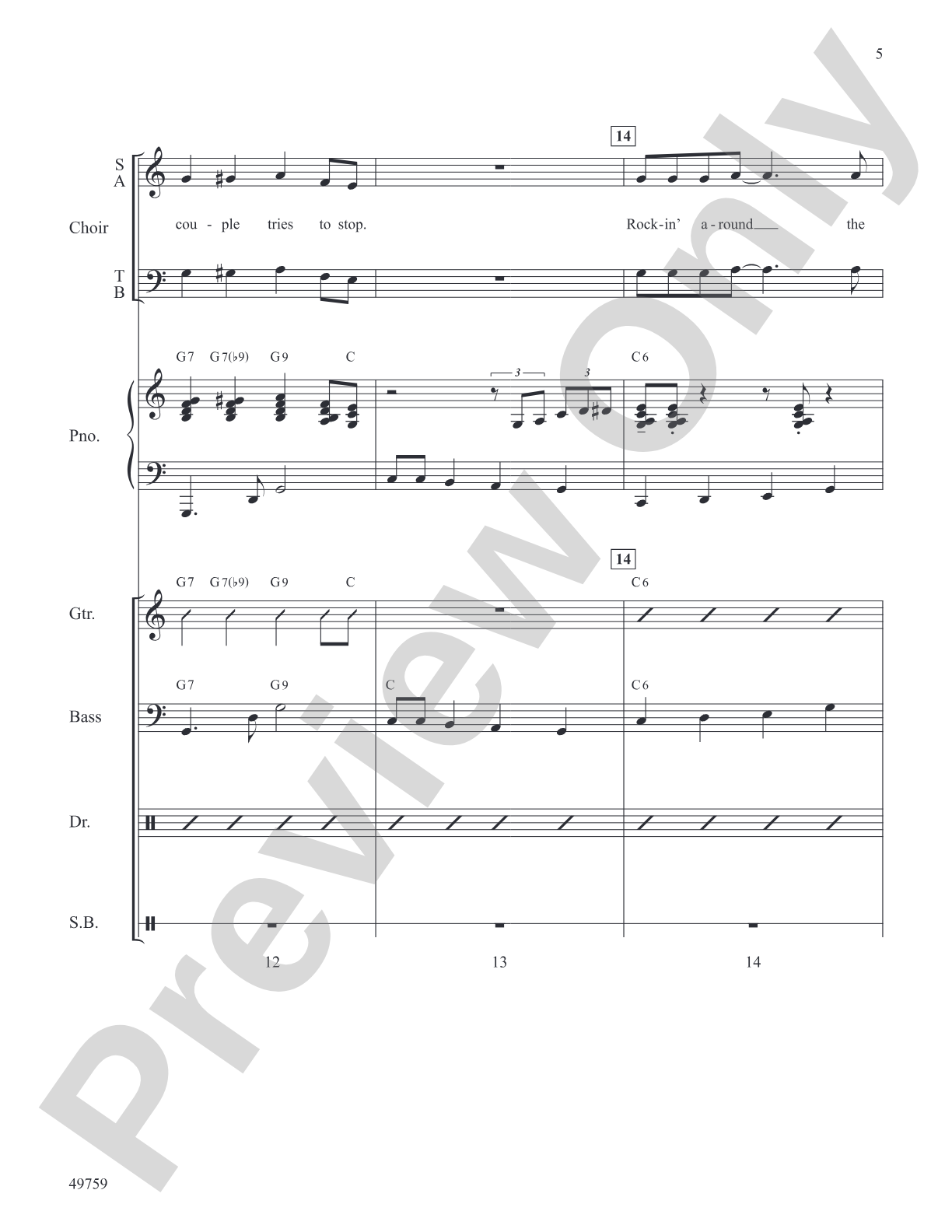 Rockin' Around the Christmas Tree with Jingle Bell Rock: Choral SoundPax
