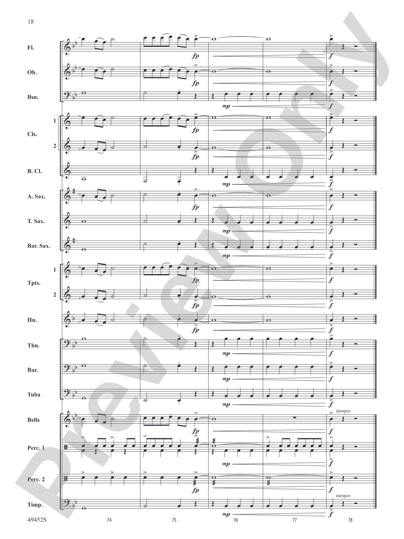 Meant To Be: Concert Band Conductor Score & Parts