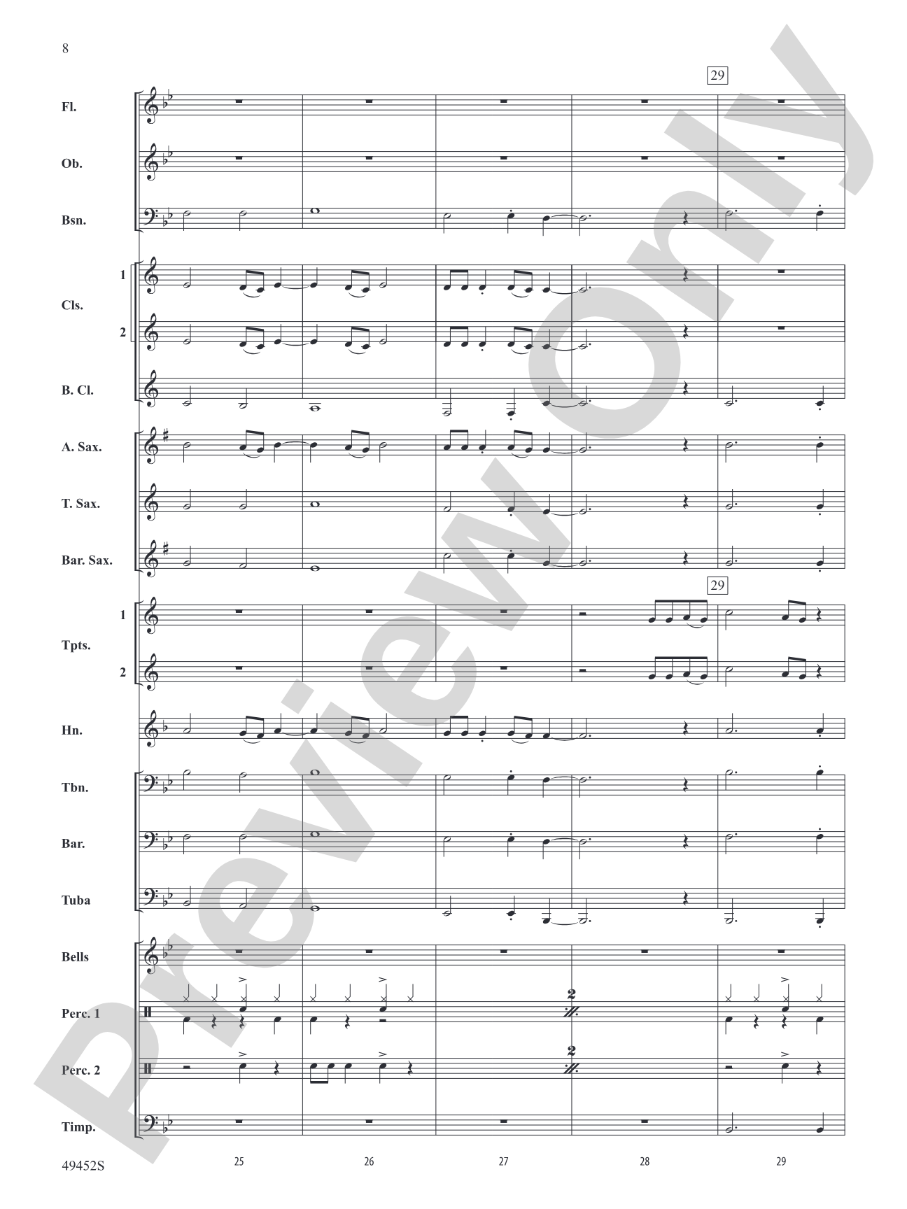 Meant To Be: Concert Band Conductor Score & Parts