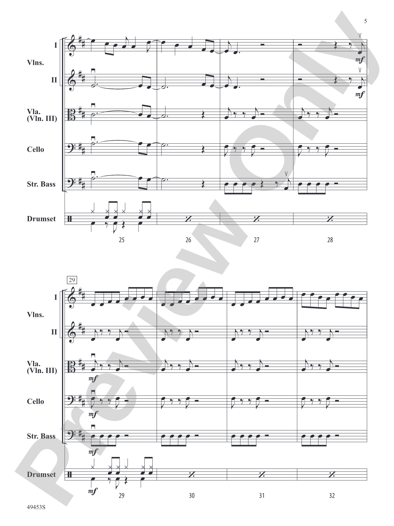 Like I Love Country Music: String Orchestra Conductor Score & Parts