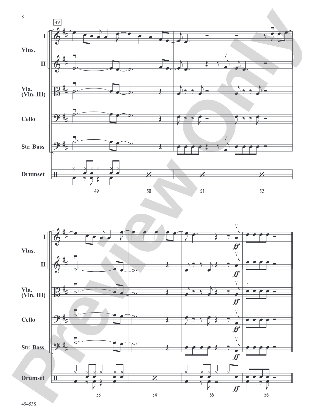 Like I Love Country Music: String Orchestra Conductor Score & Parts