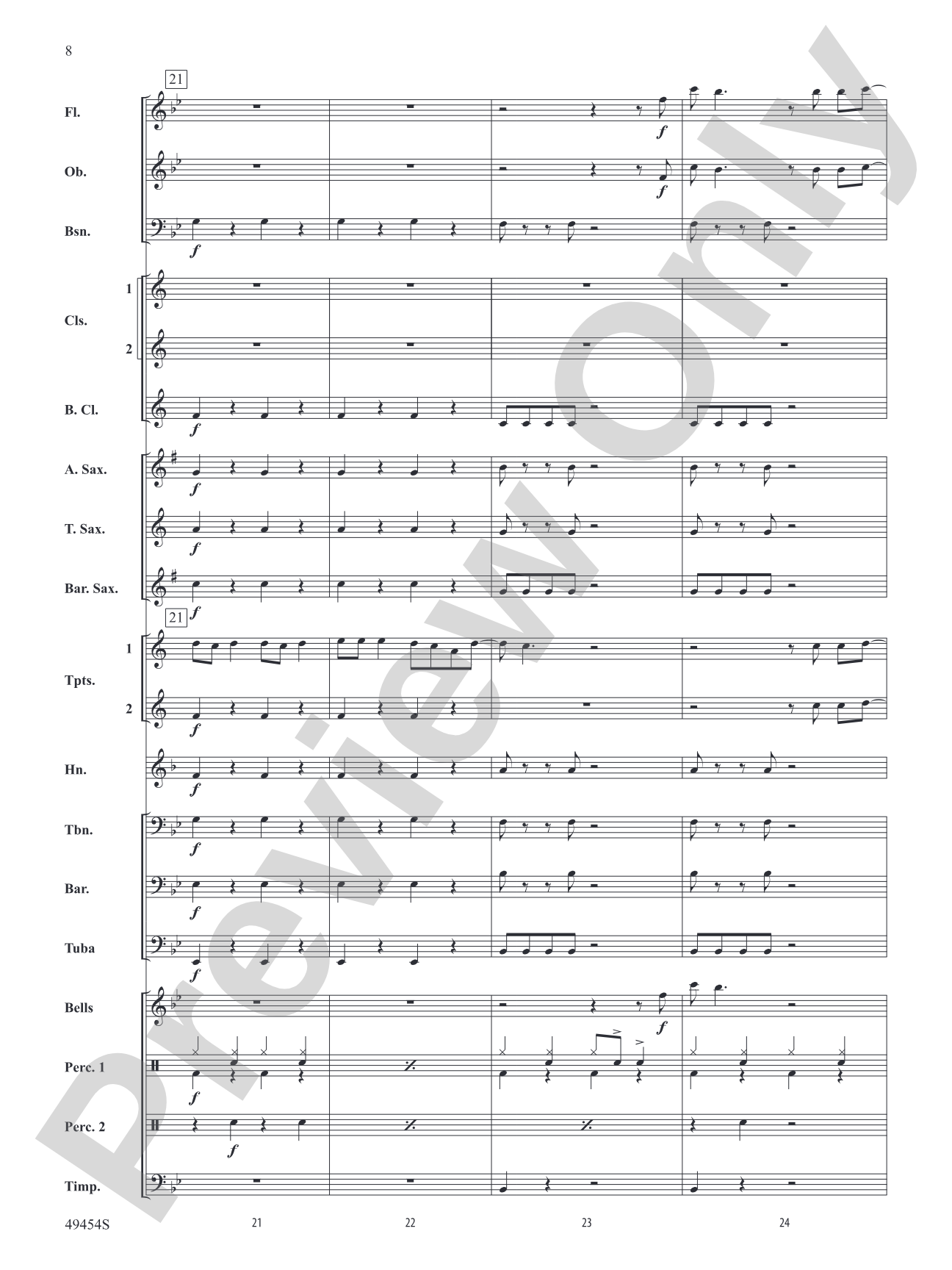 Like I Love Country Music: Concert Band Conductor Score & Parts