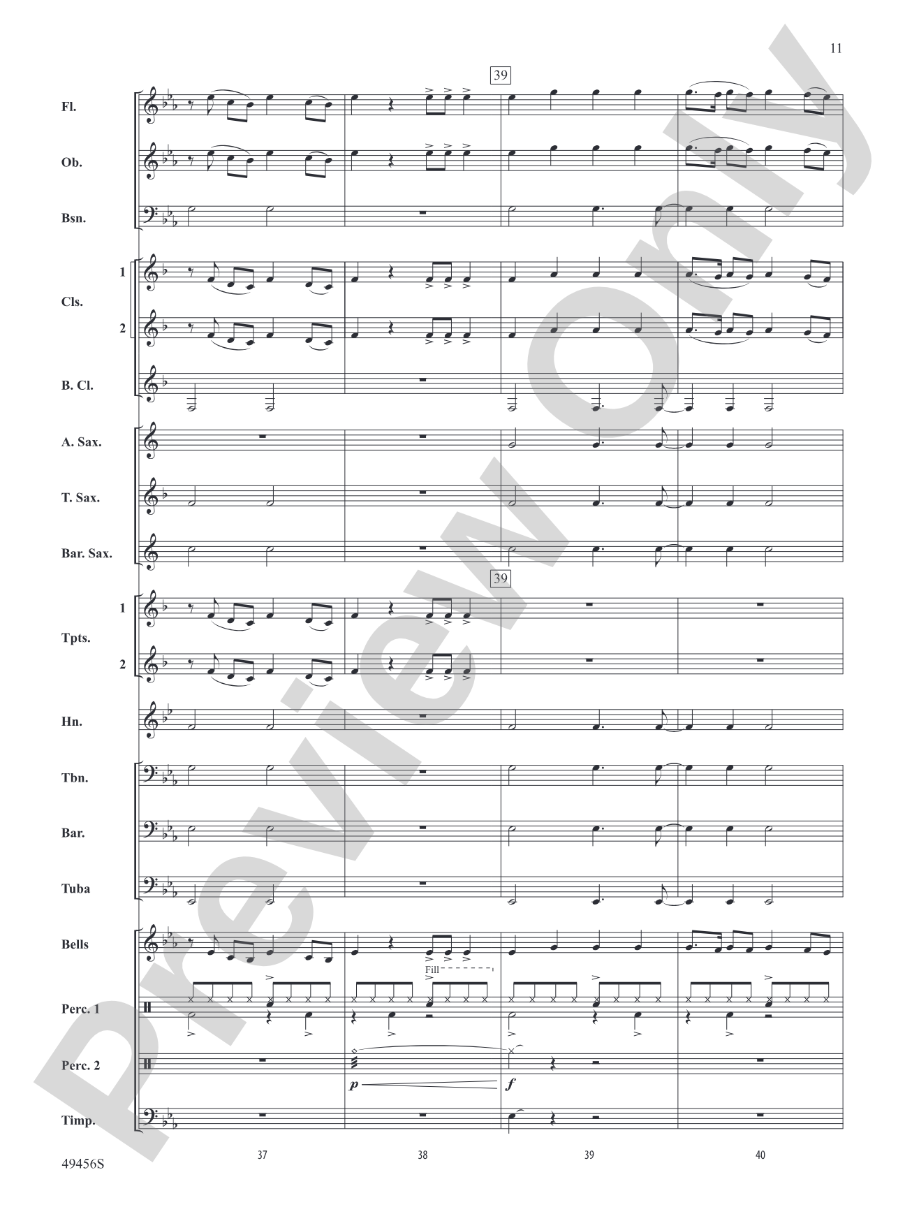 Fancy Like: Concert Band Conductor Score & Parts