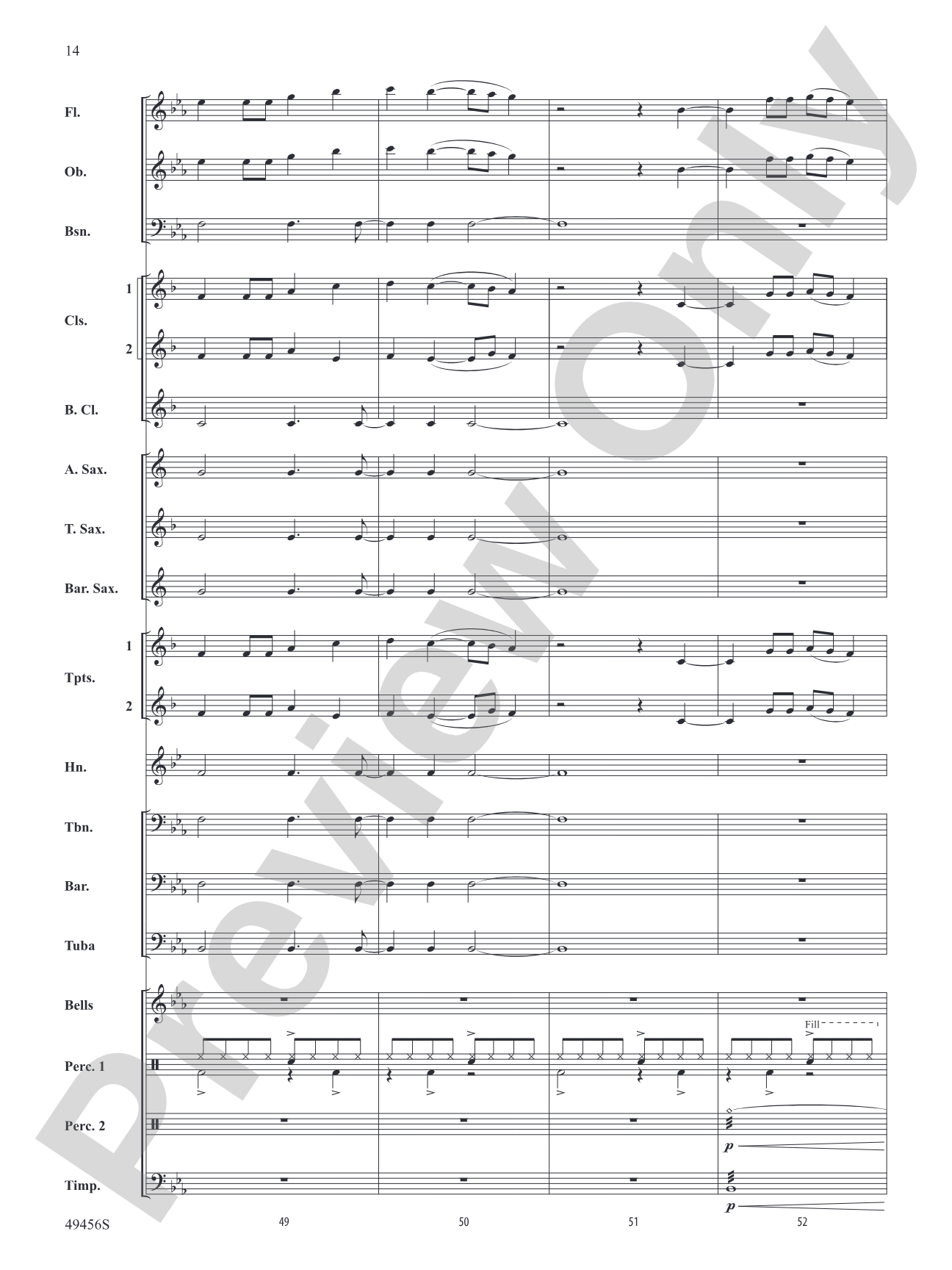Fancy Like: Concert Band Conductor Score & Parts