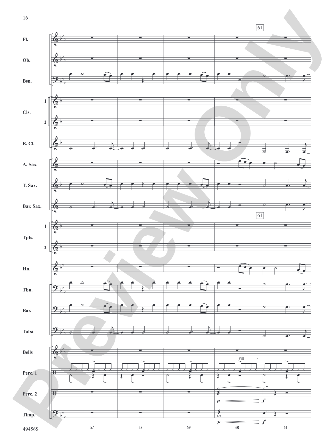 Fancy Like: Concert Band Conductor Score & Parts