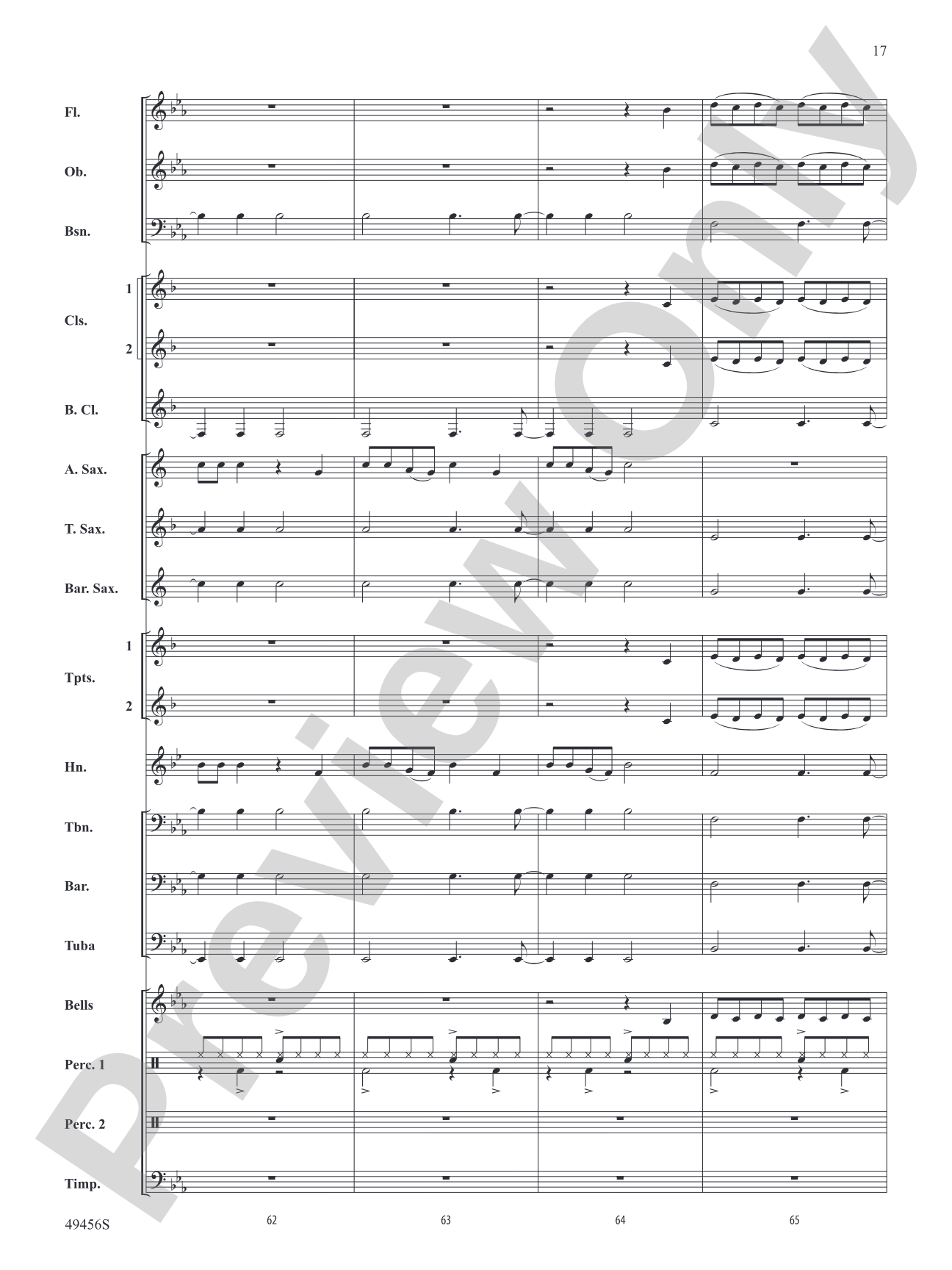Fancy Like: Concert Band Conductor Score & Parts
