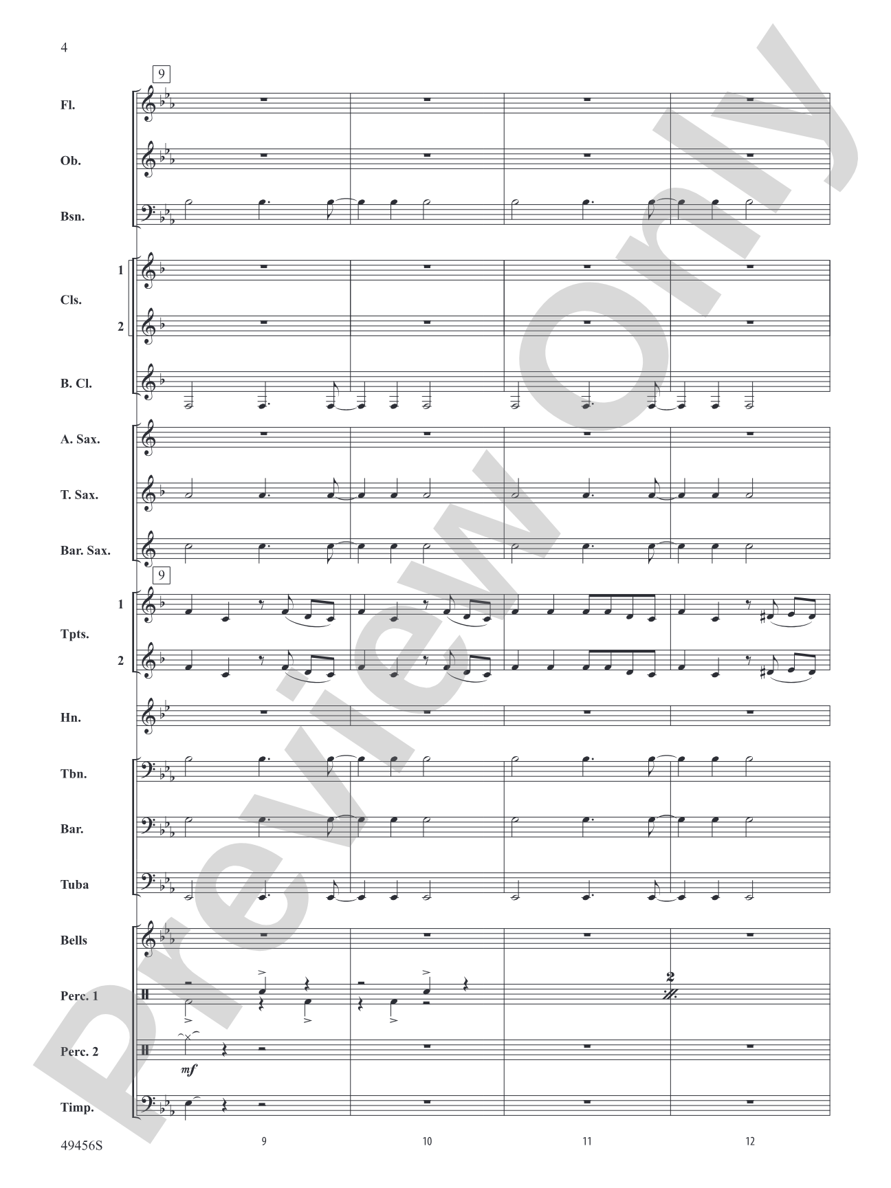 Fancy Like: Concert Band Conductor Score & Parts