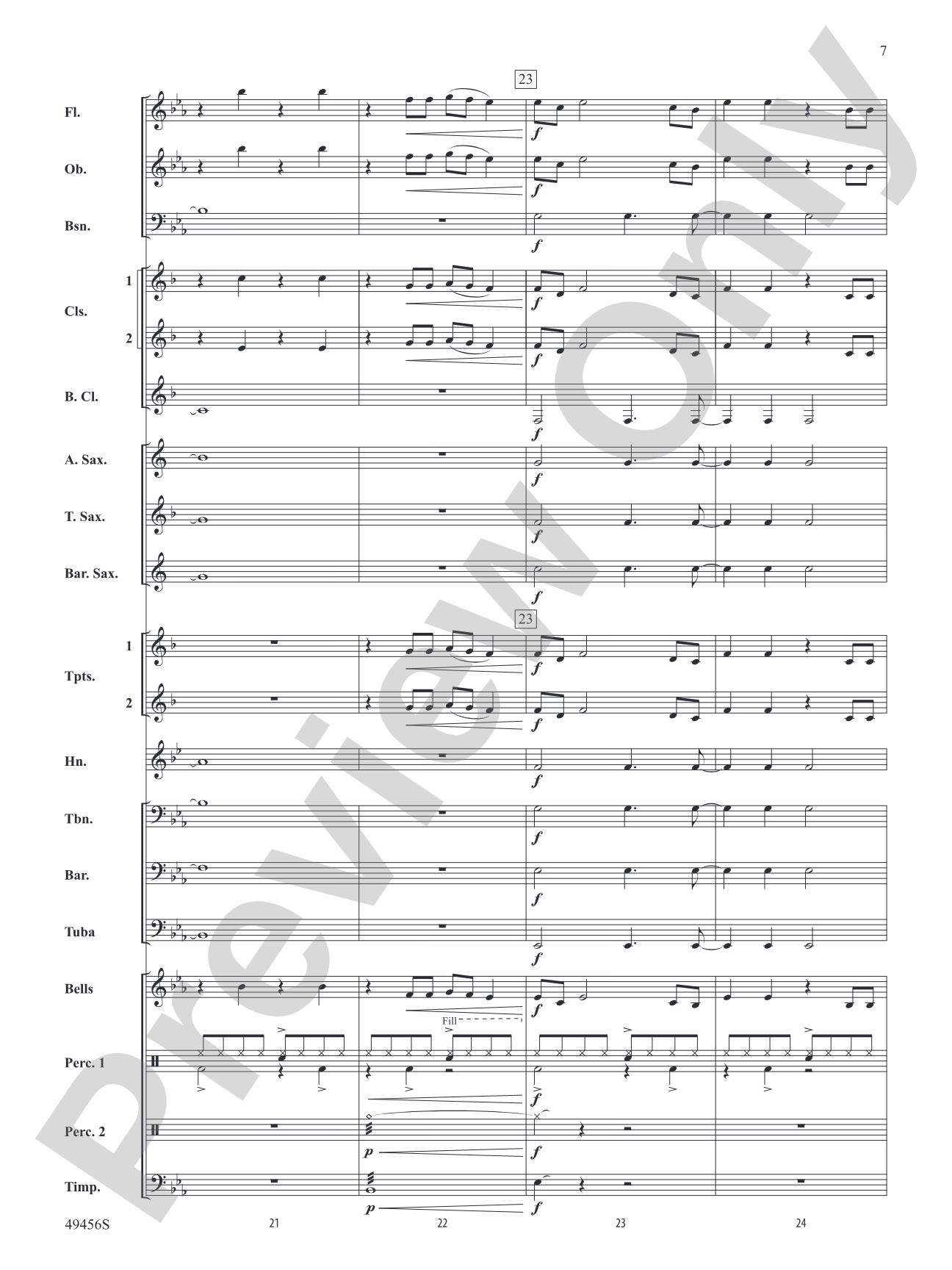 Fancy Like: Concert Band Conductor Score & Parts