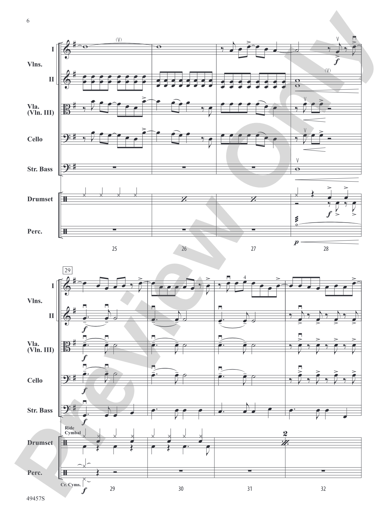 She Had Me at Heads Carolina: String Orchestra Conductor Score & Parts