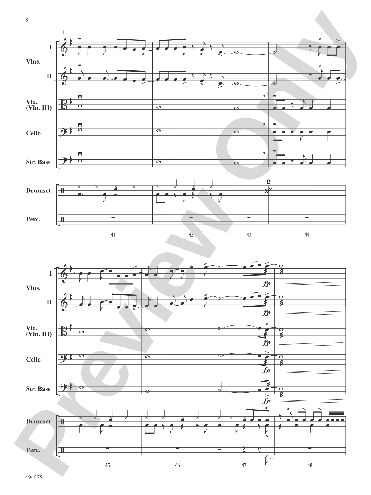She Had Me at Heads Carolina: String Orchestra Conductor Score & Parts