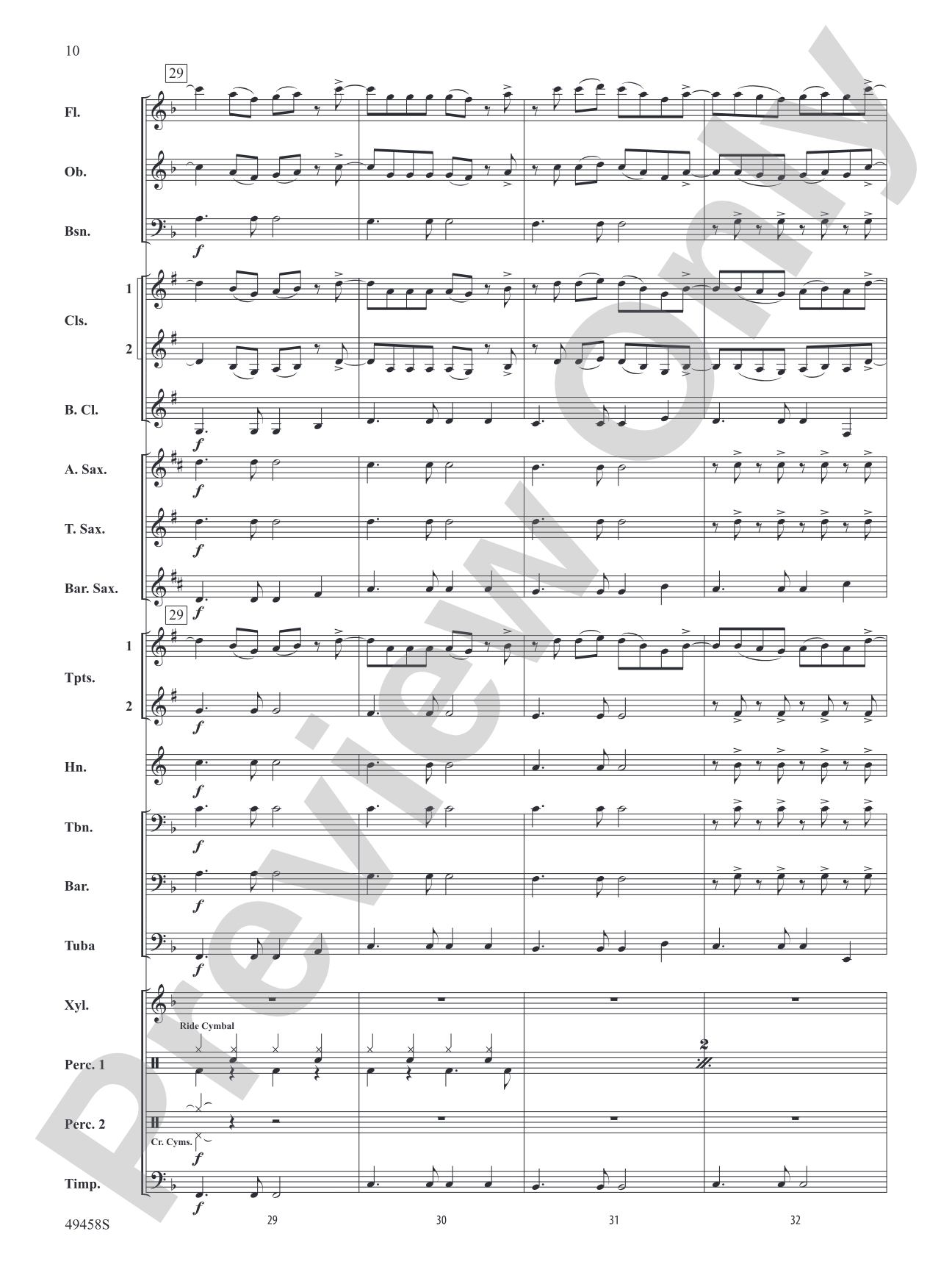 She Had Me at Heads Carolina: Concert Band Conductor Score & Parts