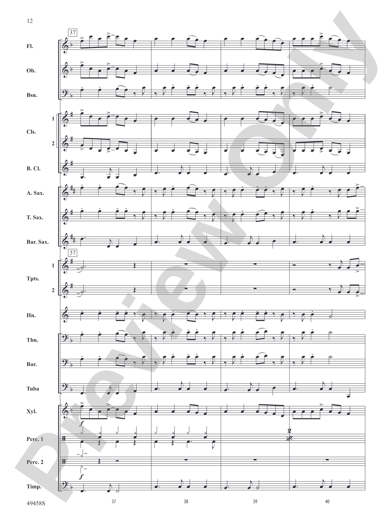 She Had Me at Heads Carolina: Concert Band Conductor Score & Parts