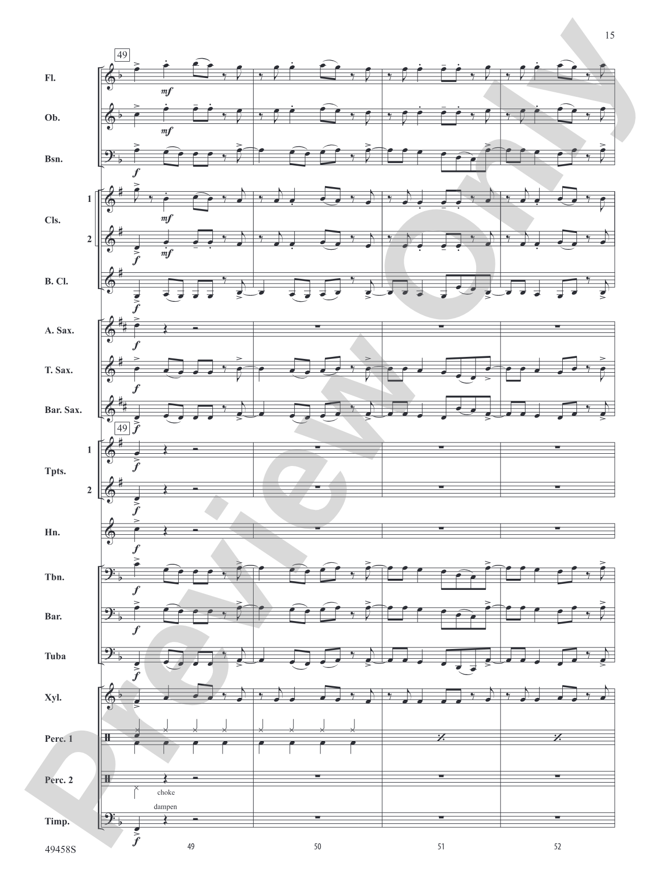 She Had Me at Heads Carolina: Concert Band Conductor Score & Parts