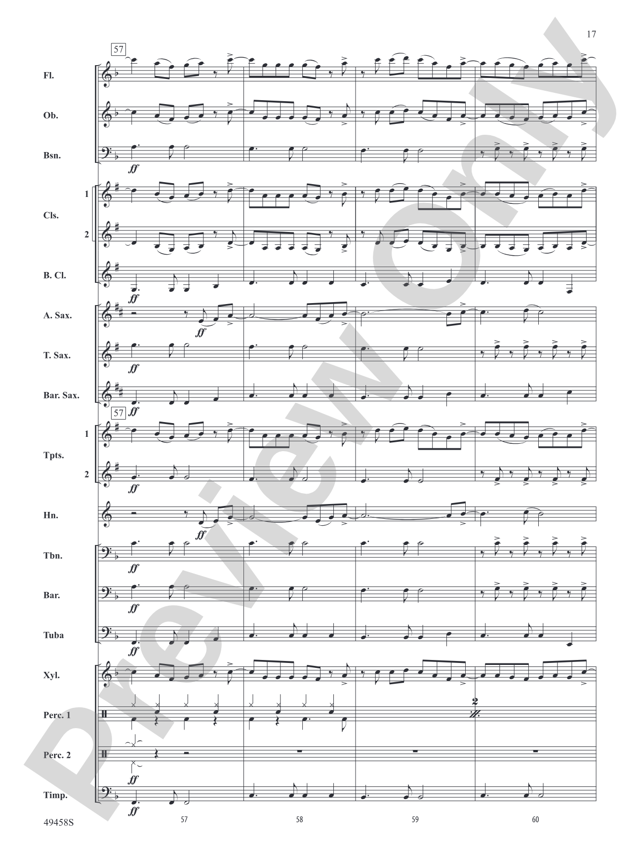 She Had Me at Heads Carolina: Concert Band Conductor Score & Parts