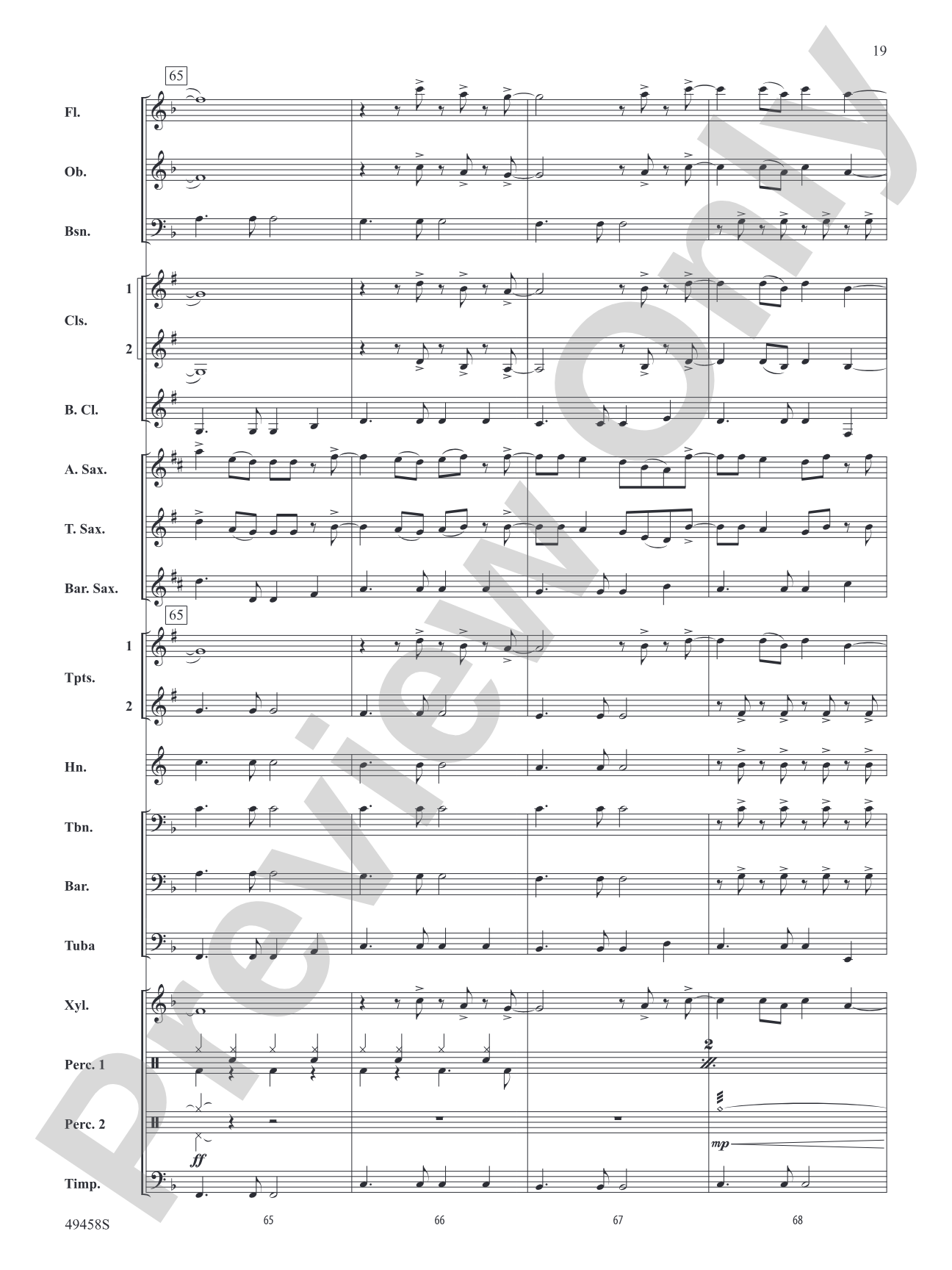 She Had Me at Heads Carolina: Concert Band Conductor Score & Parts