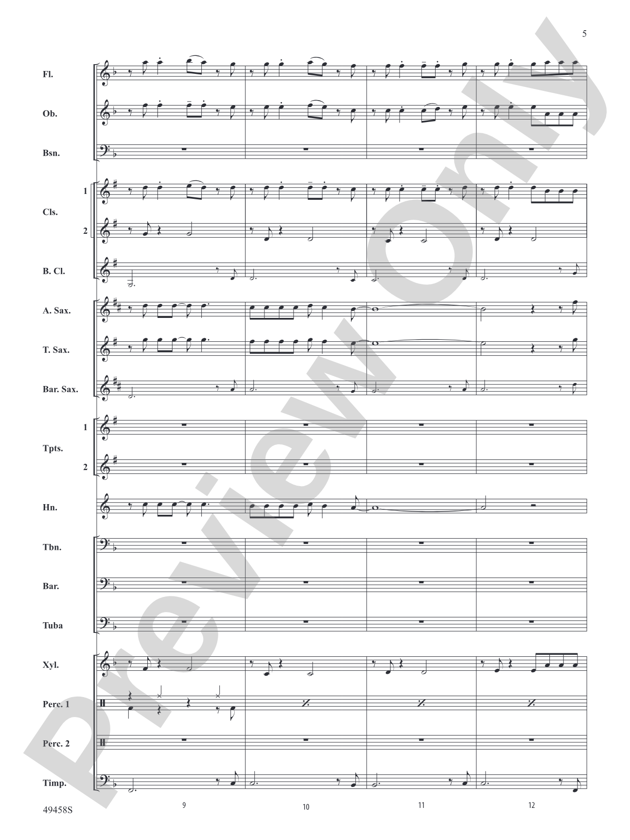 She Had Me at Heads Carolina: Concert Band Conductor Score & Parts