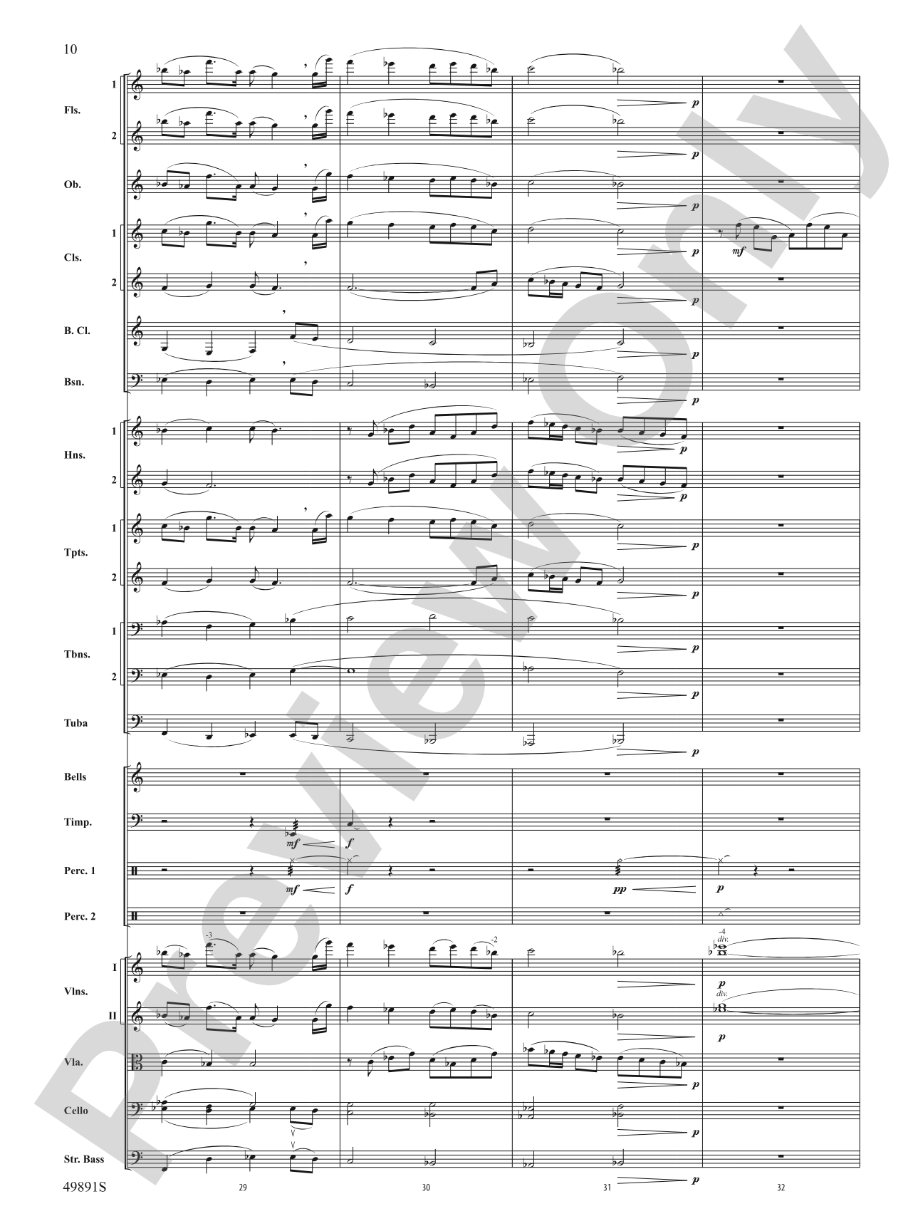 Cadence Everlasting: Full Orchestra Conductor Score & Parts