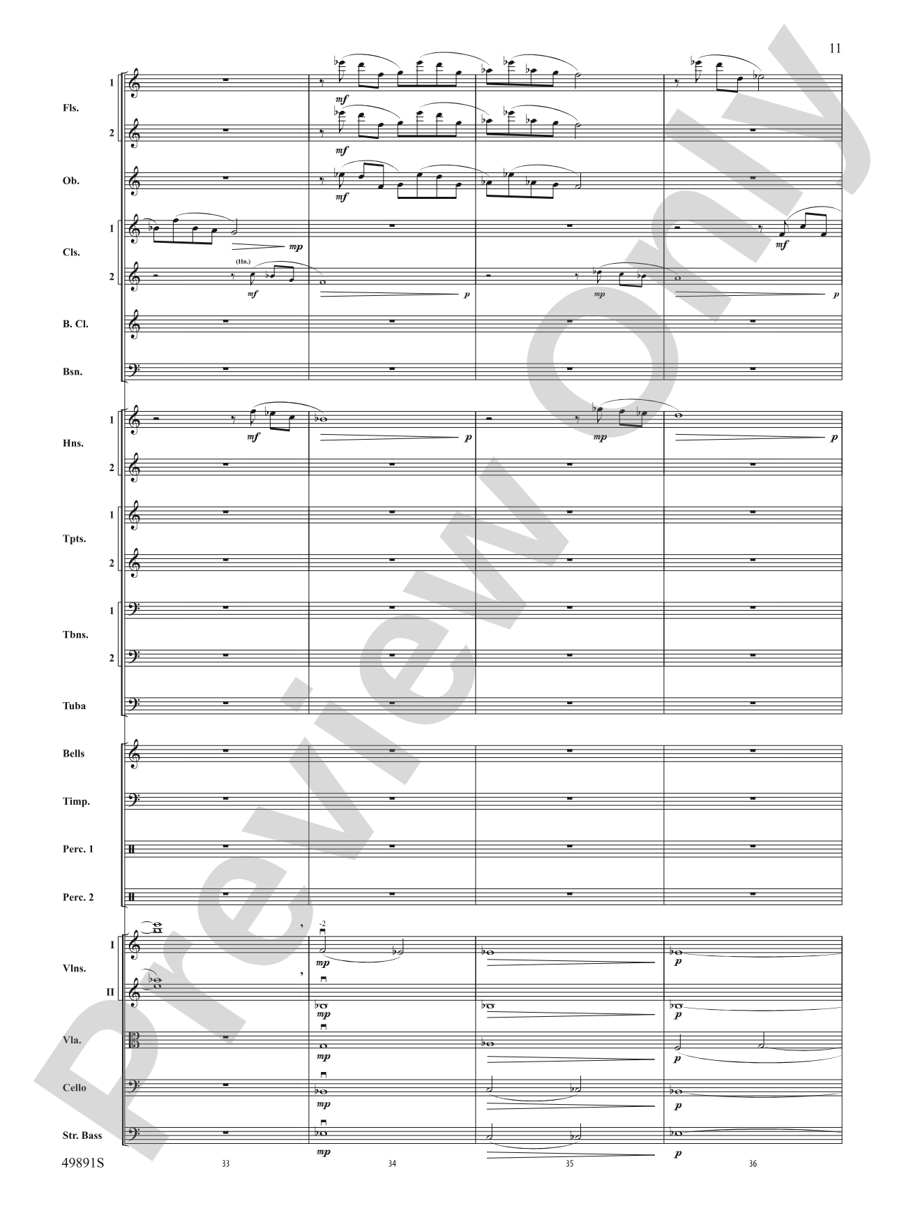 Cadence Everlasting: Full Orchestra Conductor Score & Parts
