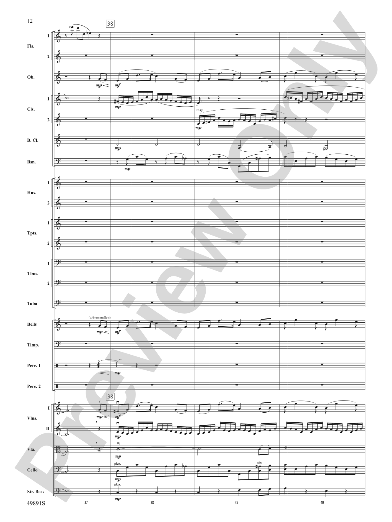 Cadence Everlasting: Full Orchestra Conductor Score & Parts
