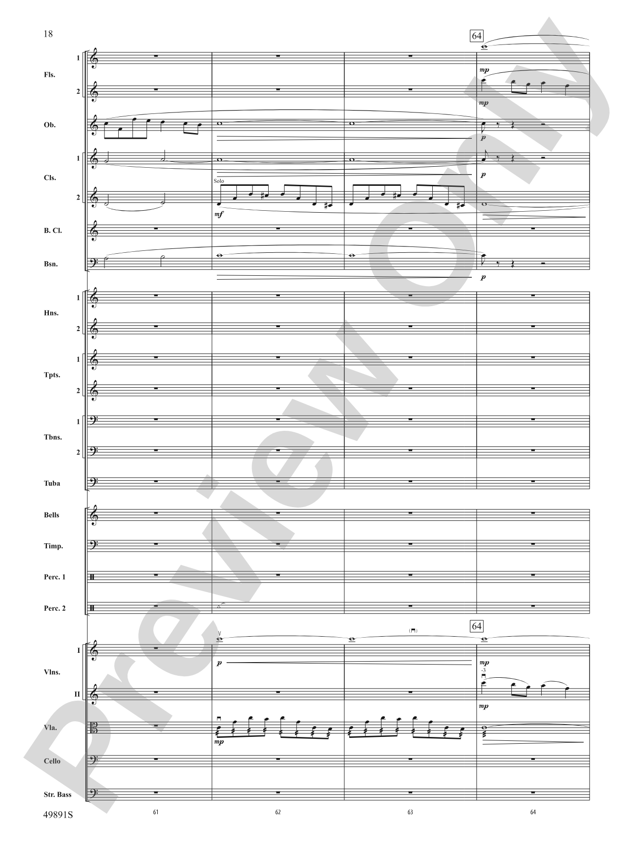 Cadence Everlasting: Full Orchestra Conductor Score & Parts