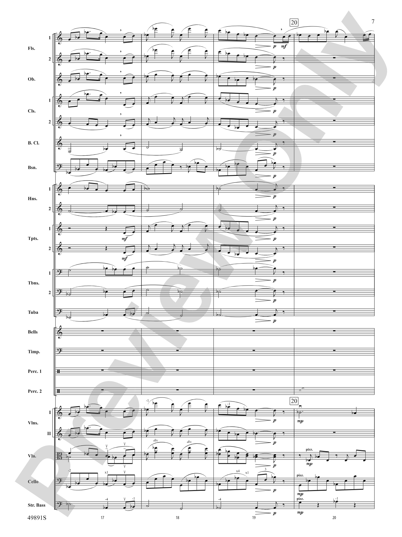 Cadence Everlasting: Full Orchestra Conductor Score & Parts