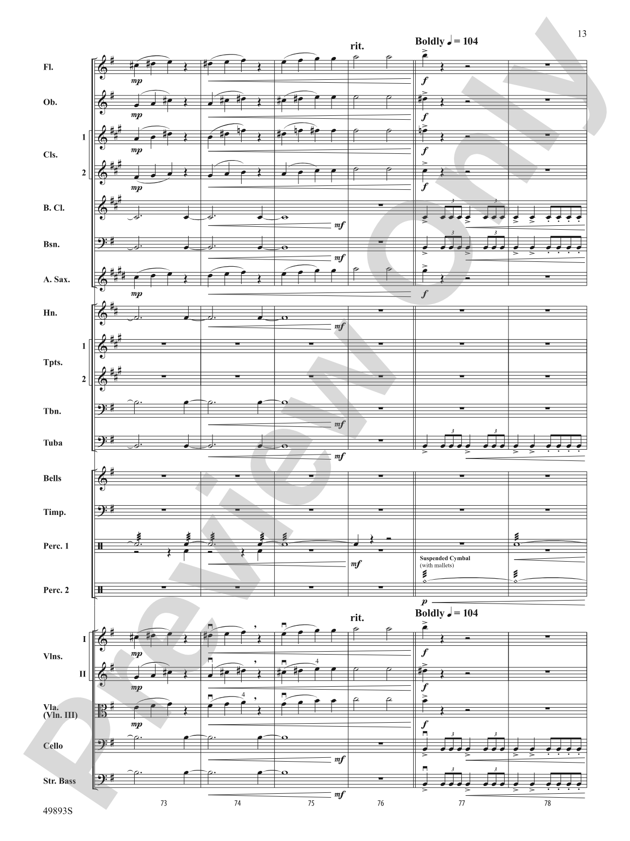 Christmas at the Symphony: Full Orchestra Conductor Score & Parts