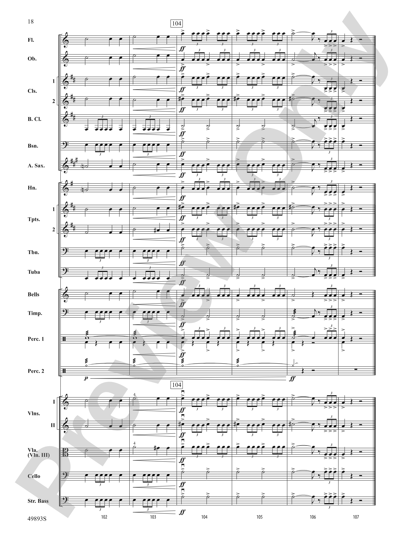 Christmas at the Symphony: Full Orchestra Conductor Score & Parts