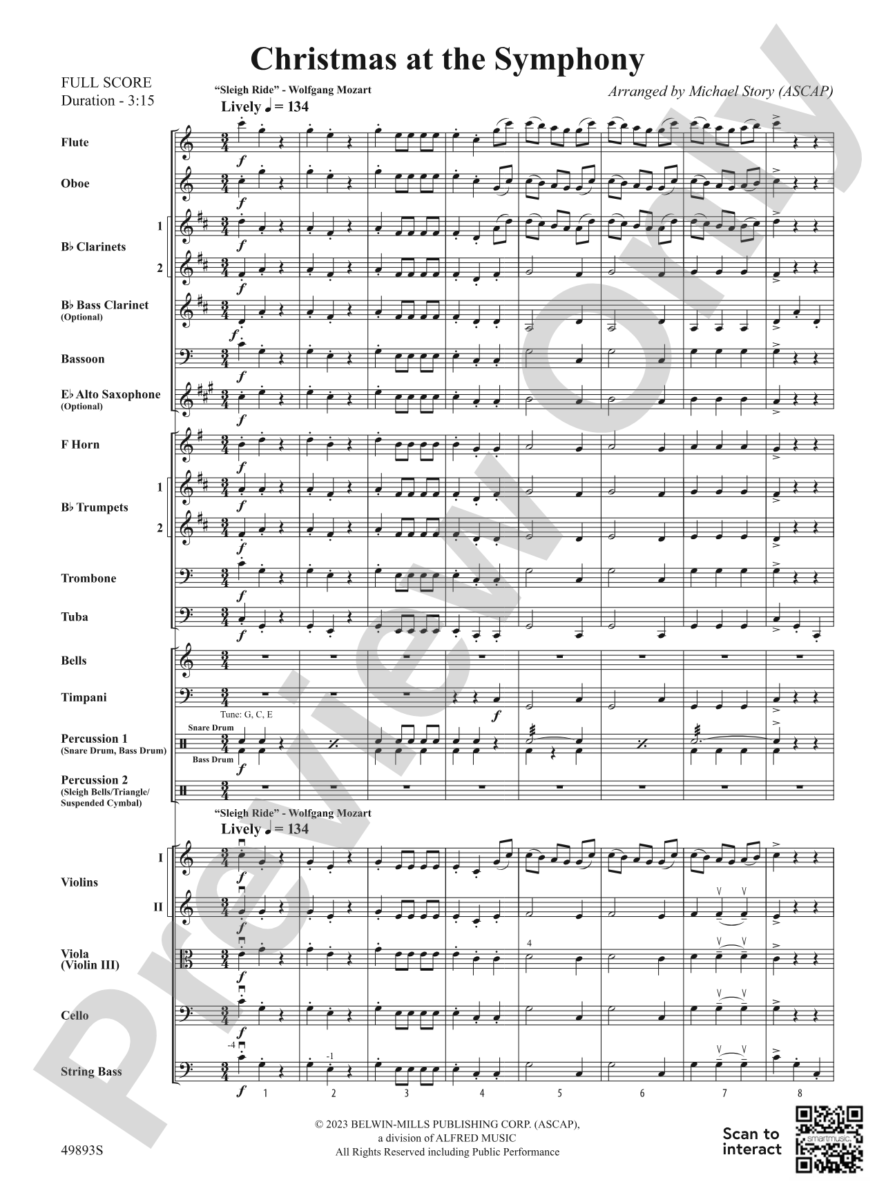 Christmas at the Symphony: Full Orchestra Conductor Score & Parts