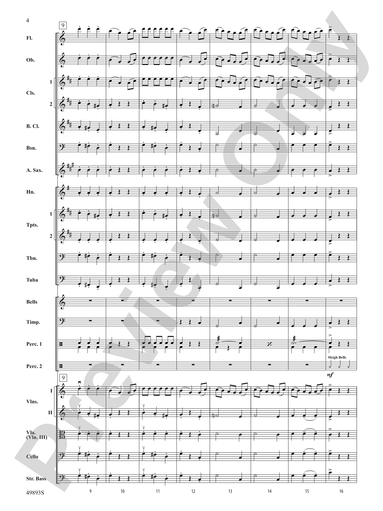 Christmas at the Symphony: Full Orchestra Conductor Score & Parts