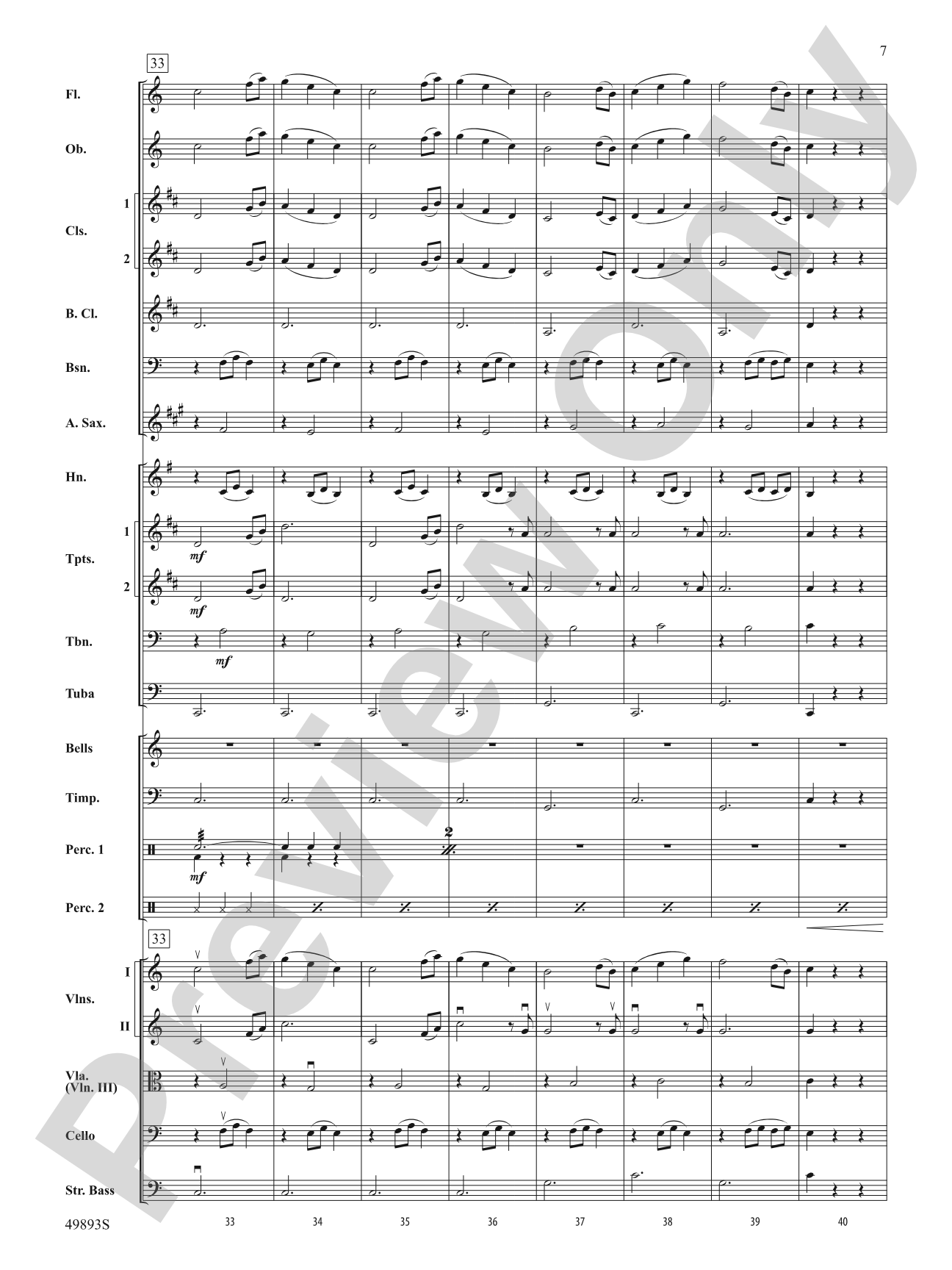 Christmas at the Symphony: Full Orchestra Conductor Score & Parts