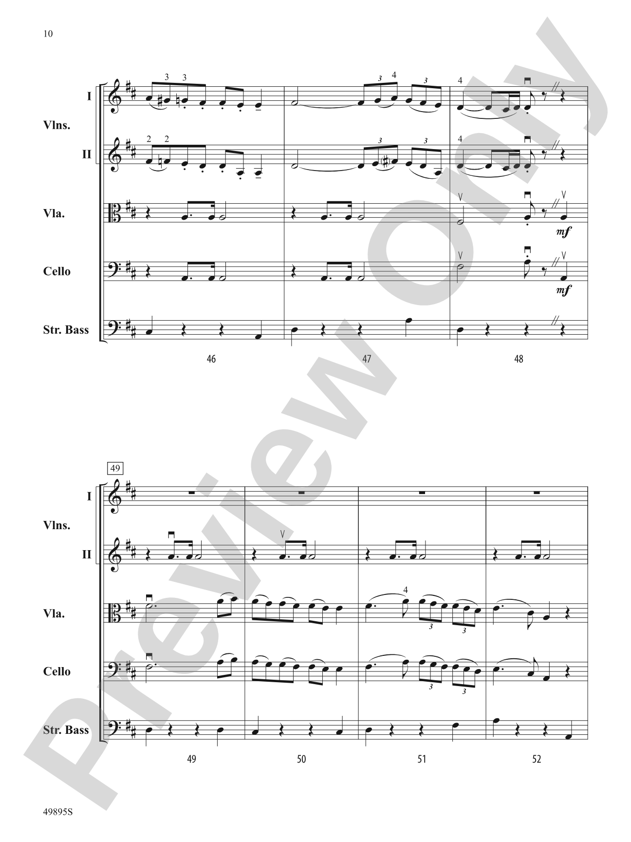 Intermezzo: String Orchestra Conductor Score & Parts
