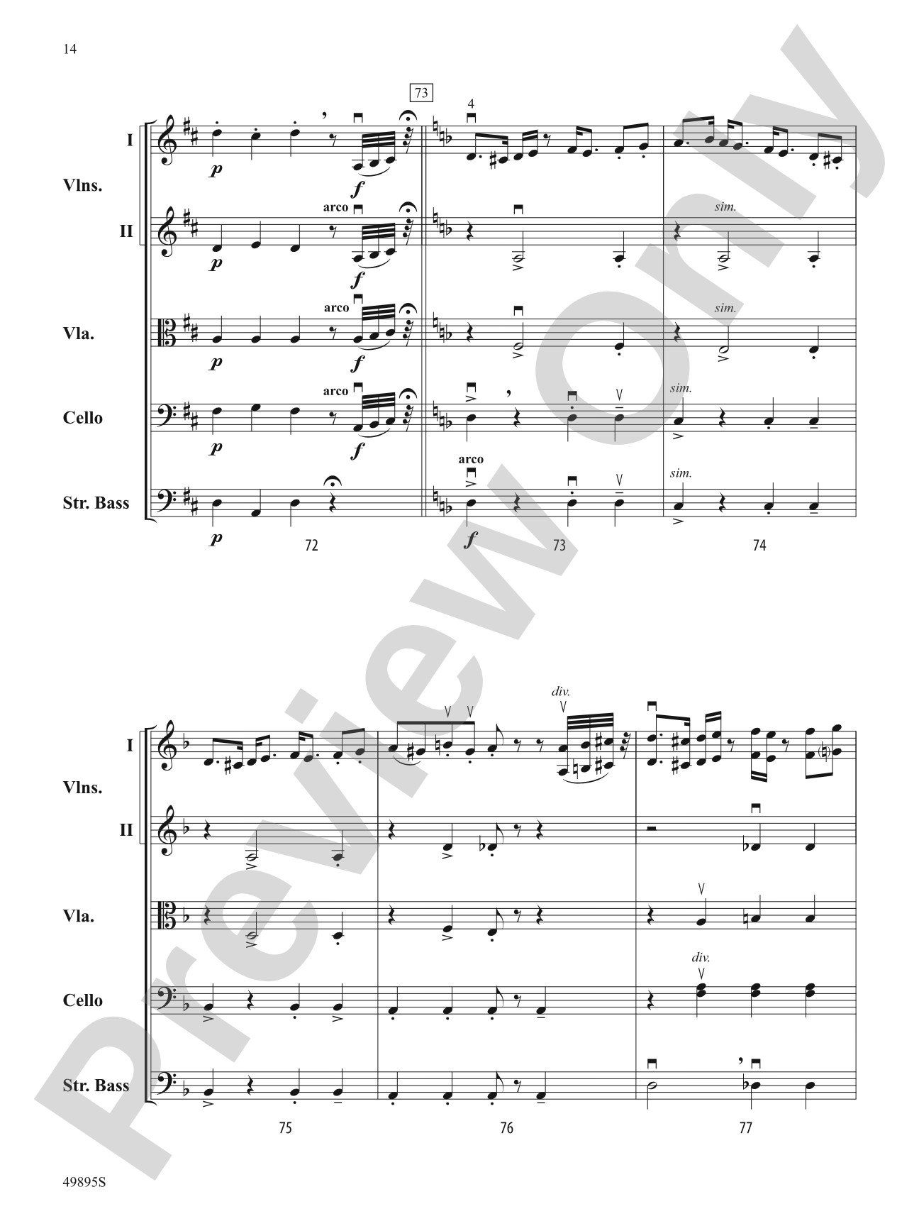Intermezzo: String Orchestra Conductor Score & Parts