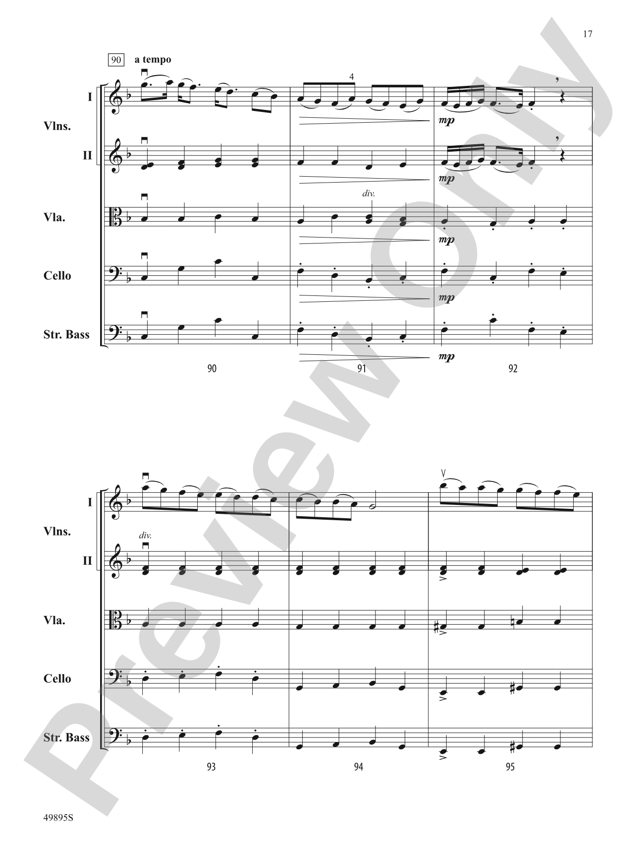 Intermezzo: String Orchestra Conductor Score & Parts