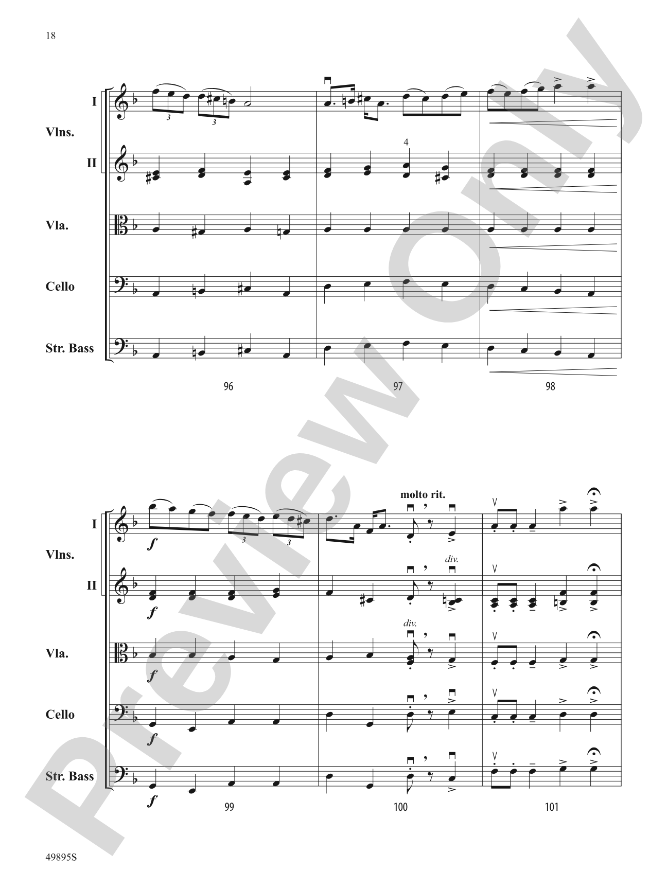 Intermezzo: String Orchestra Conductor Score & Parts