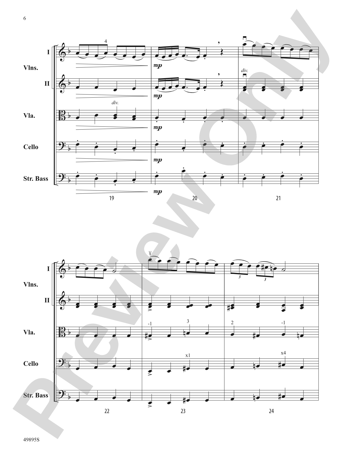 Intermezzo: String Orchestra Conductor Score & Parts