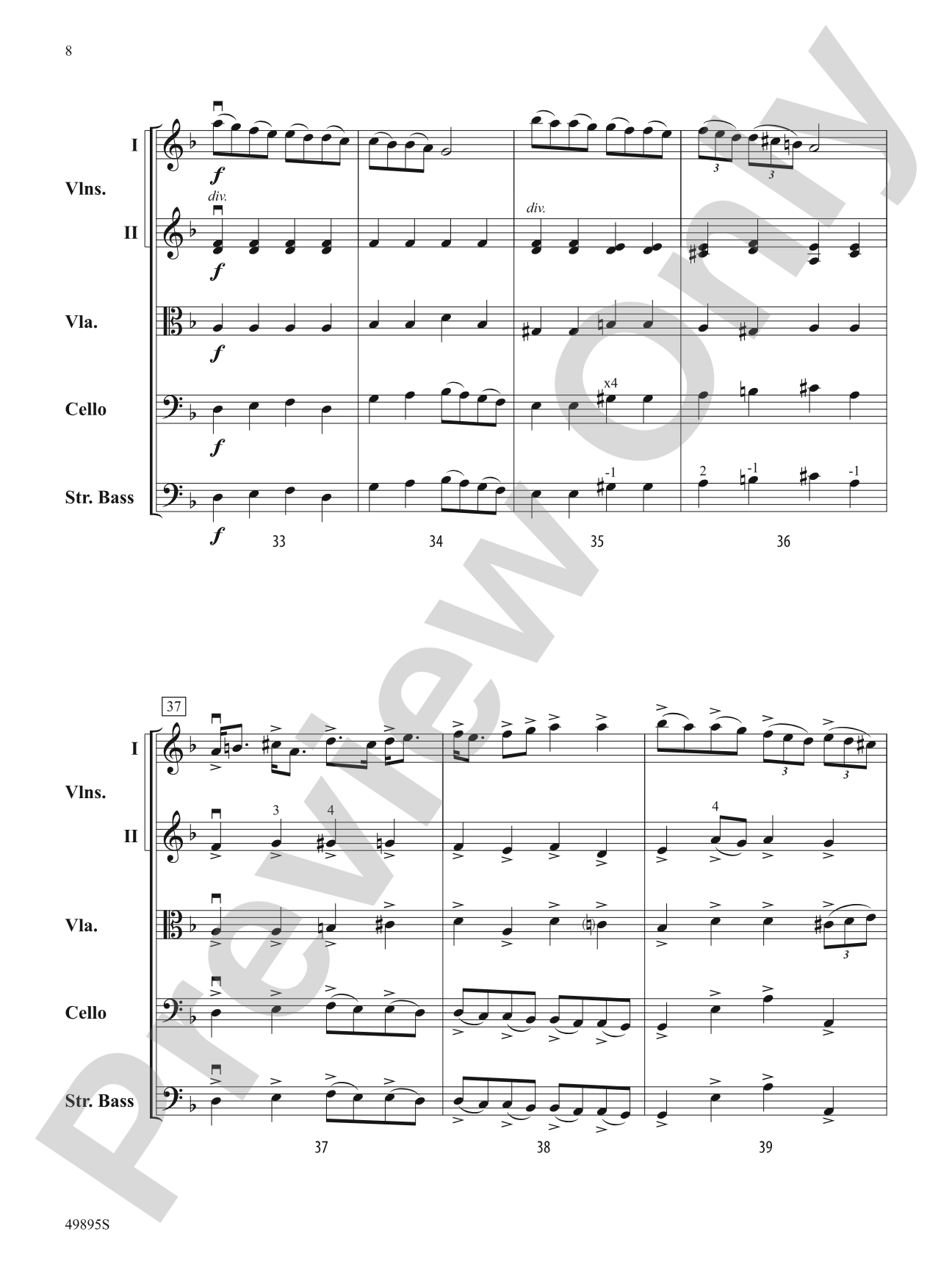 Intermezzo: String Orchestra Conductor Score & Parts