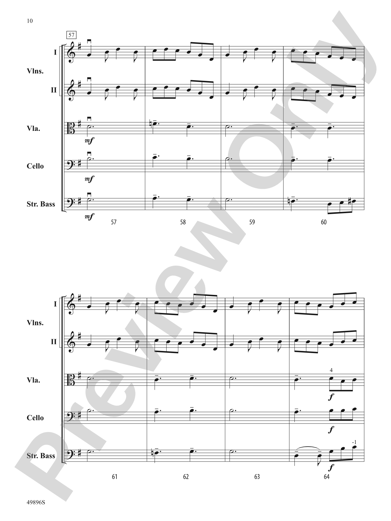 Patty's Reel: String Orchestra Conductor Score & Parts