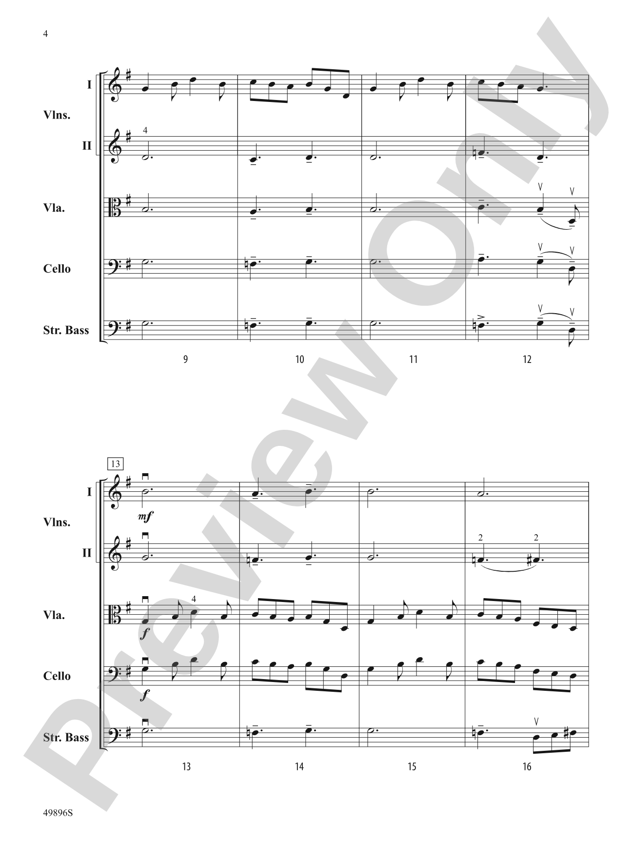 Patty's Reel: String Orchestra Conductor Score & Parts