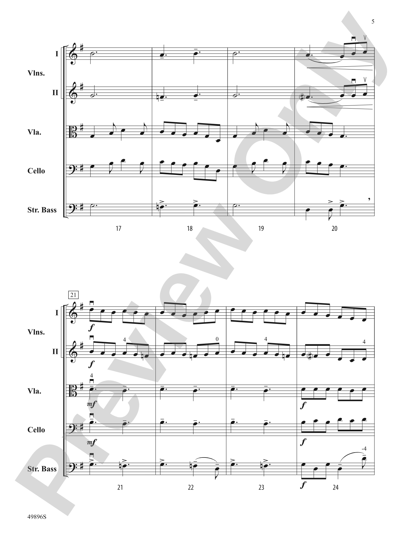 Patty's Reel: String Orchestra Conductor Score & Parts