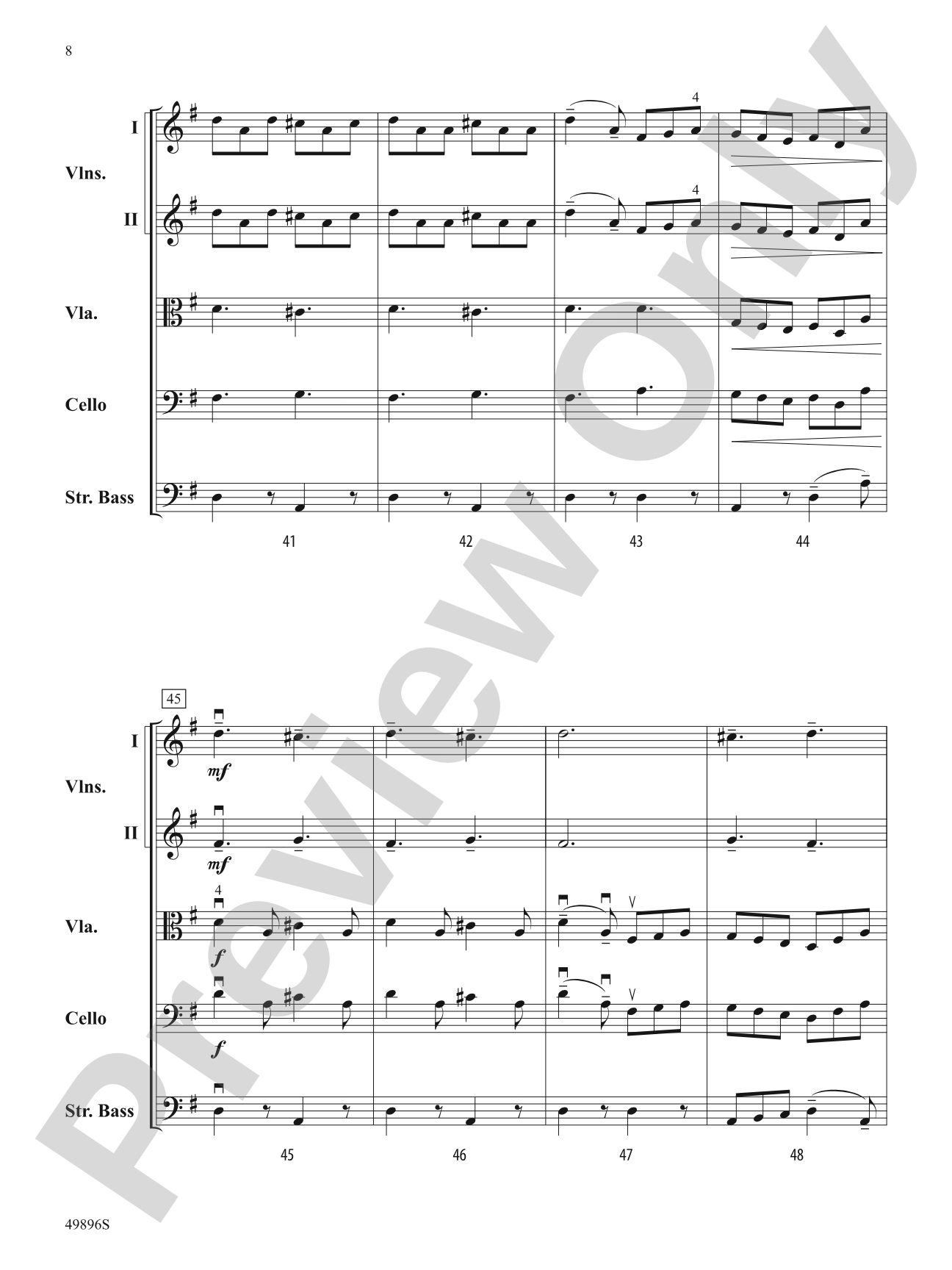 Patty's Reel: String Orchestra Conductor Score & Parts