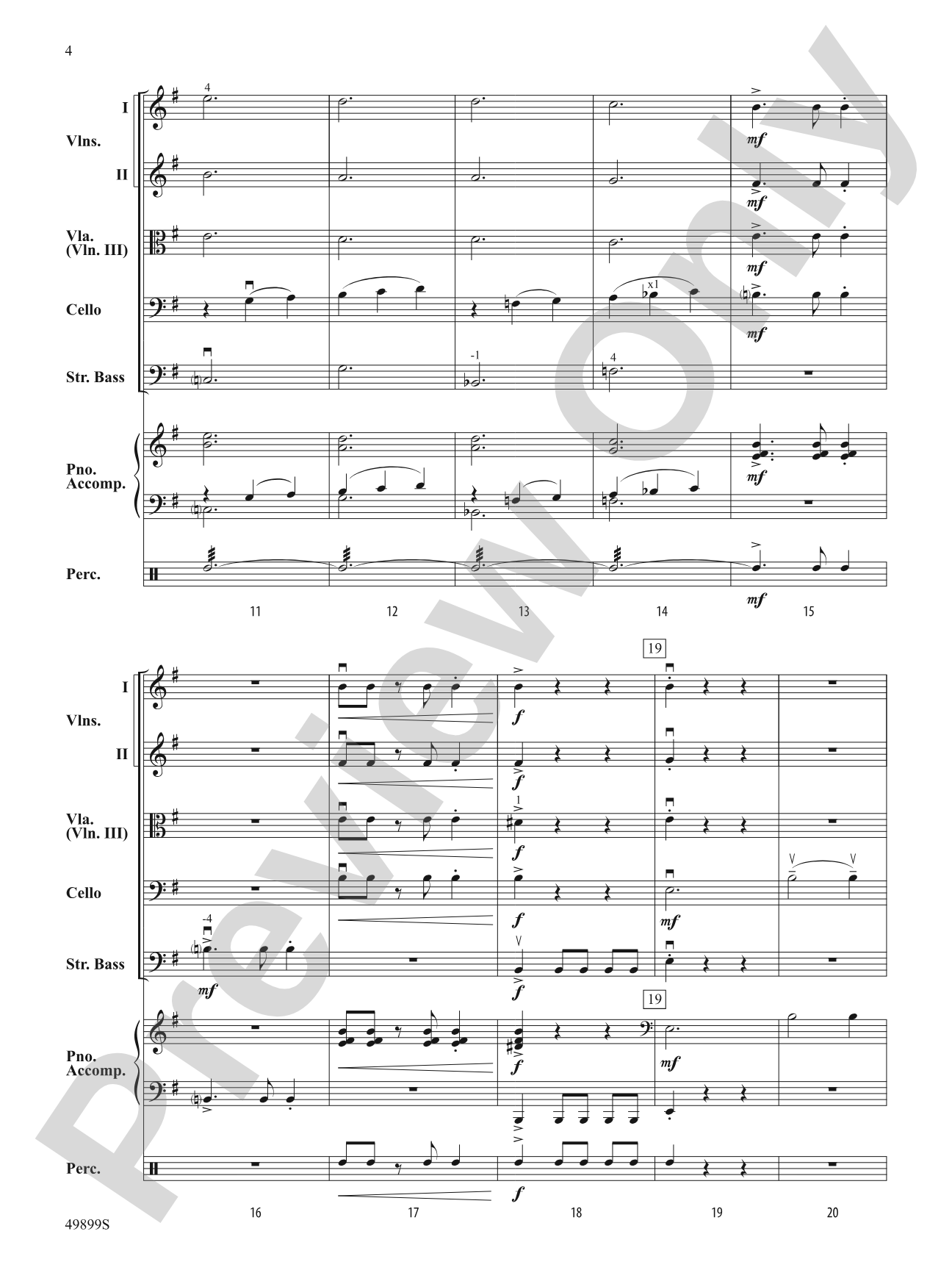 Kingsgate Castle: String Orchestra Conductor Score & Parts