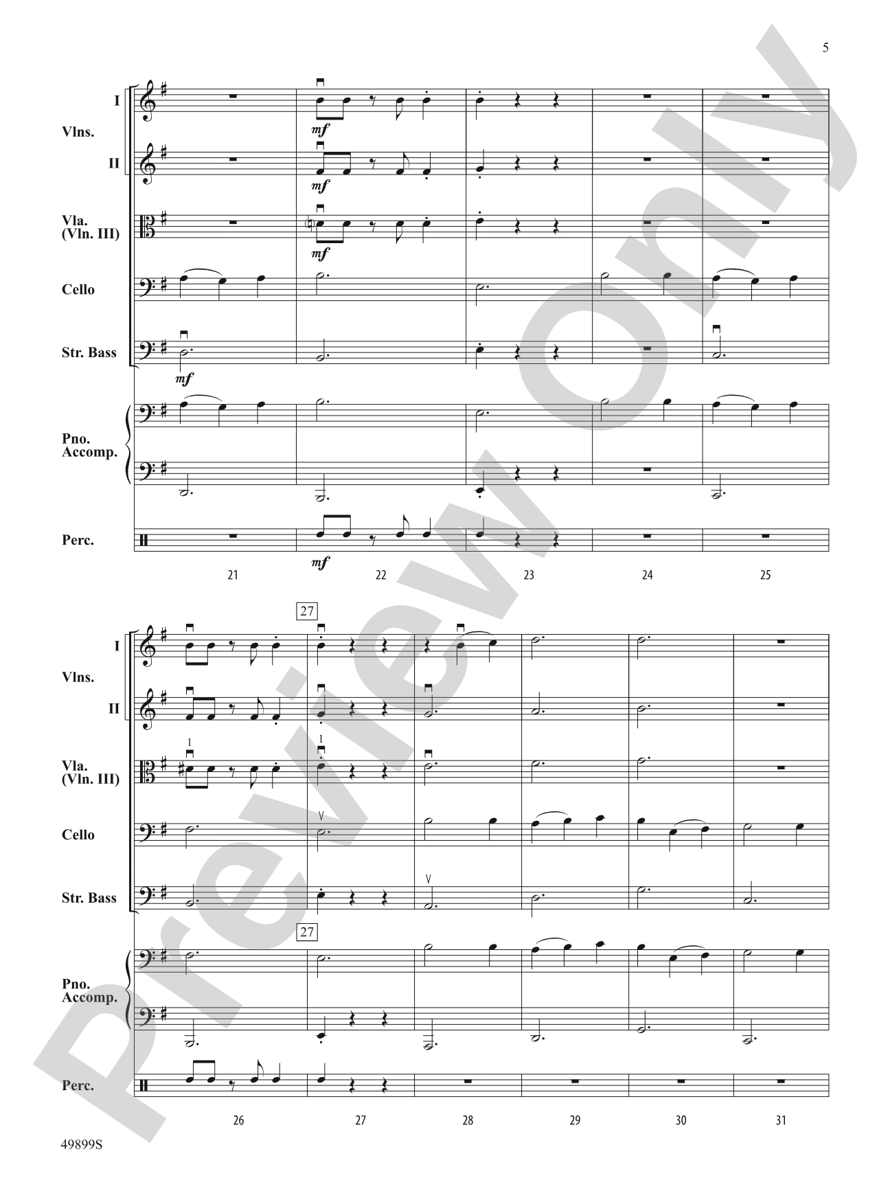 Kingsgate Castle: String Orchestra Conductor Score & Parts